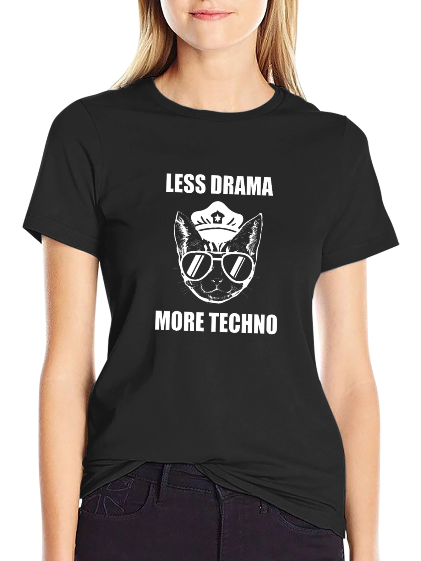 Less Drama More Techno T-Shirt