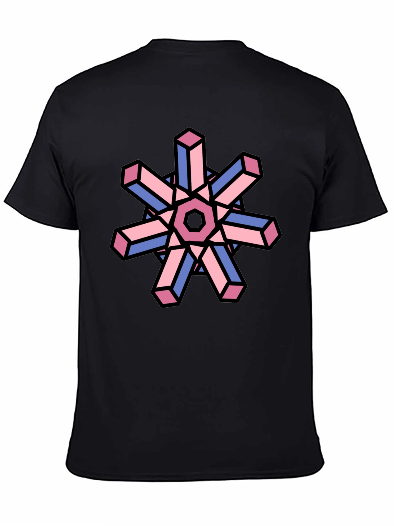 Geometric Illusion T-Shirt - Abstract Art Tee
