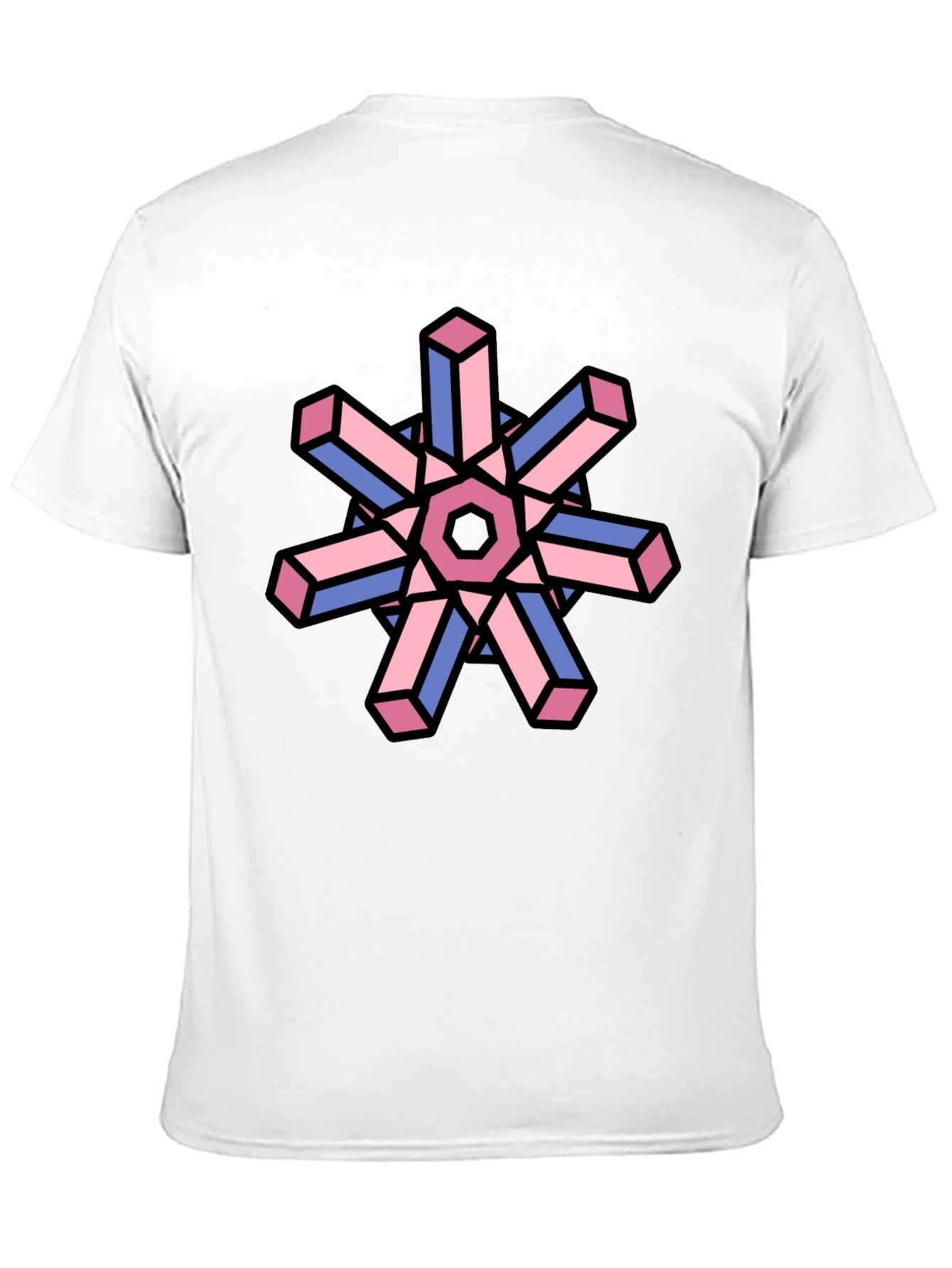 Geometric Illusion T-Shirt - Abstract Art Tee