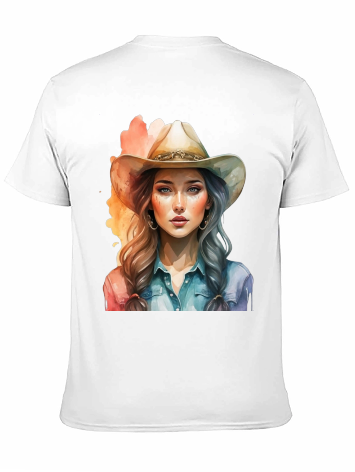 Cowgirl Graphic Tee - Western Style Cotton T-Shirt