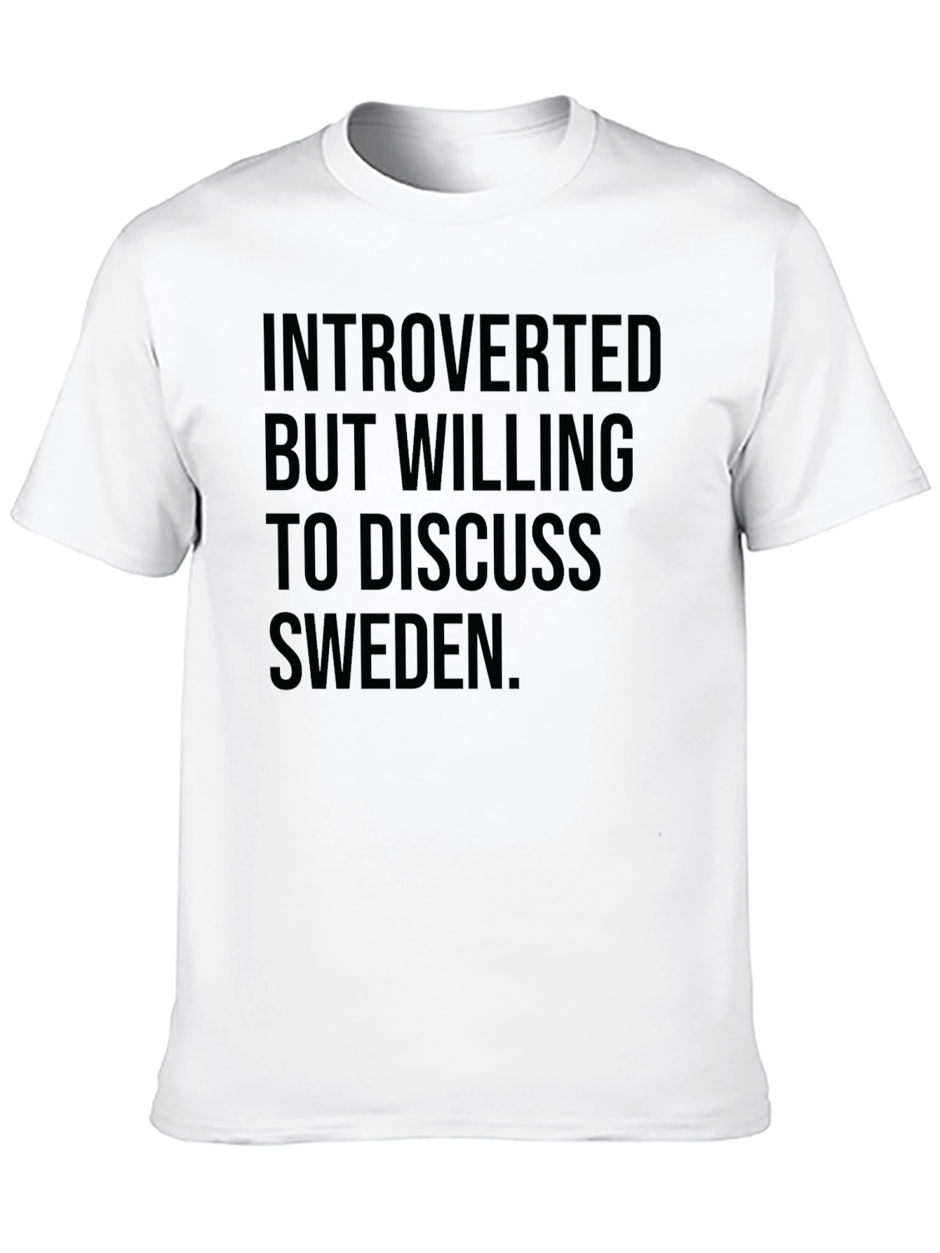 Introverted Sweden T-Shirt - Funny Statement Tee