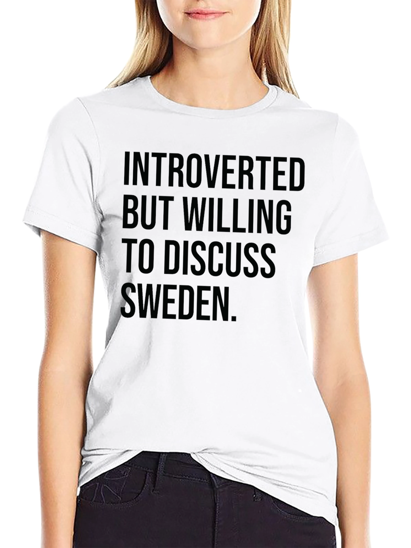 Introverted Sweden T-Shirt - Funny Statement Tee