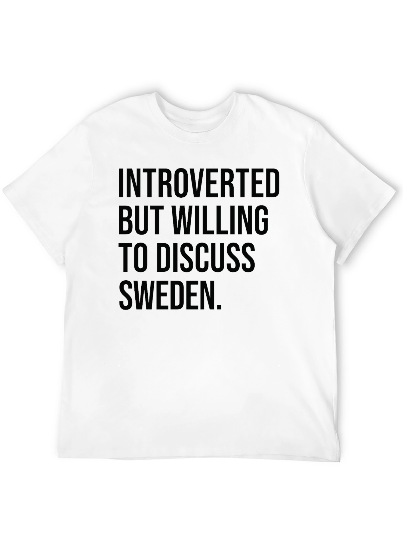 Introverted Sweden T-Shirt - Funny Statement Tee