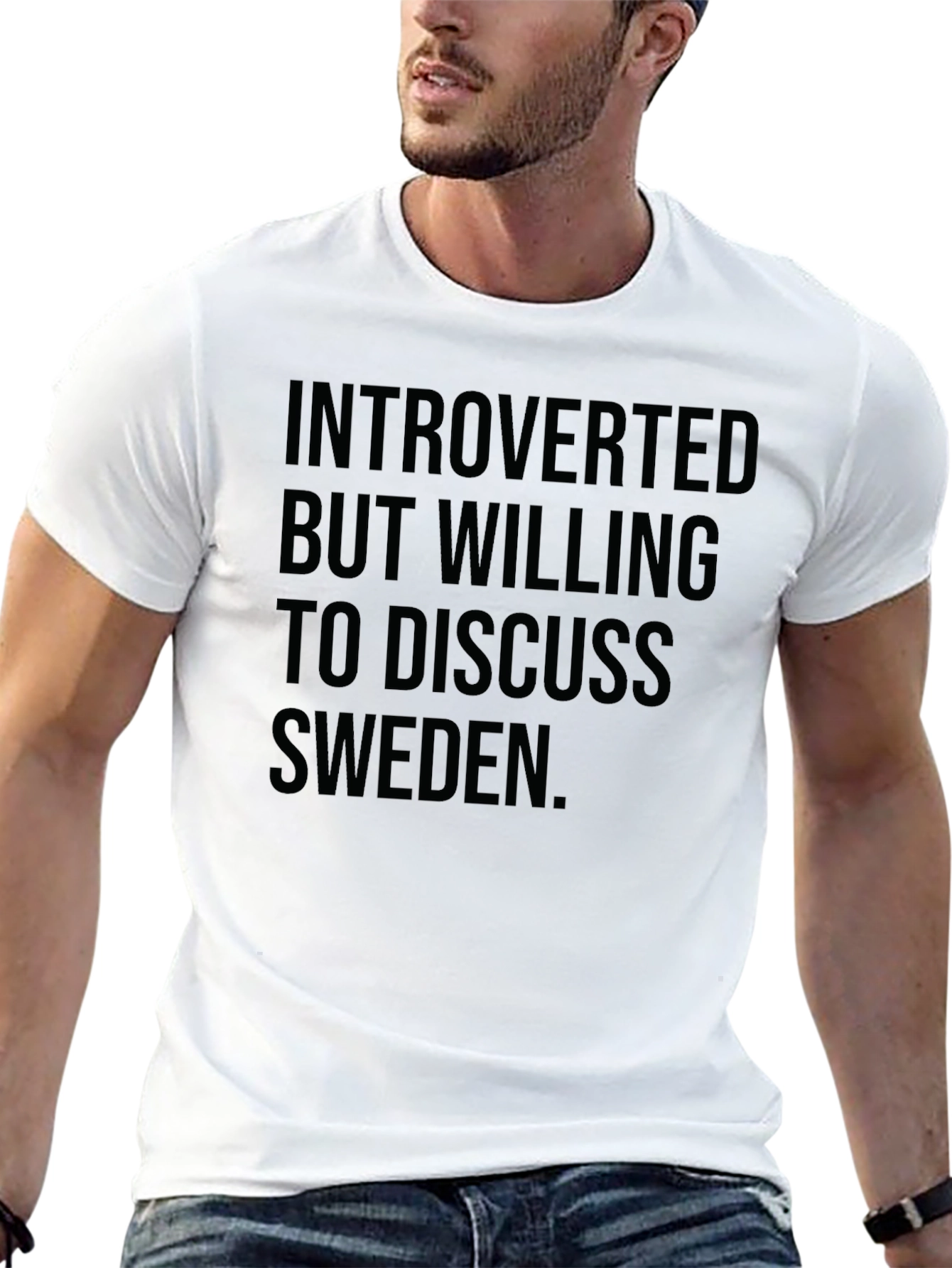Introverted Sweden T-Shirt - Funny Statement Tee