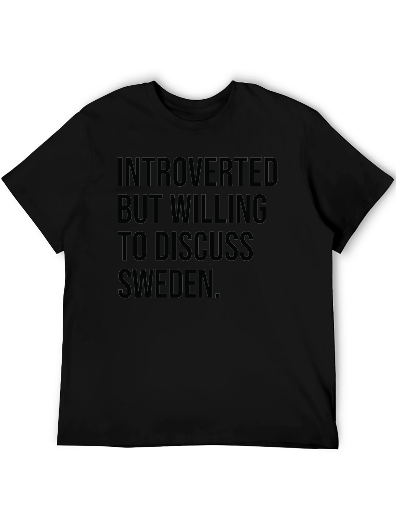 Introverted Sweden T-Shirt - Funny Statement Tee