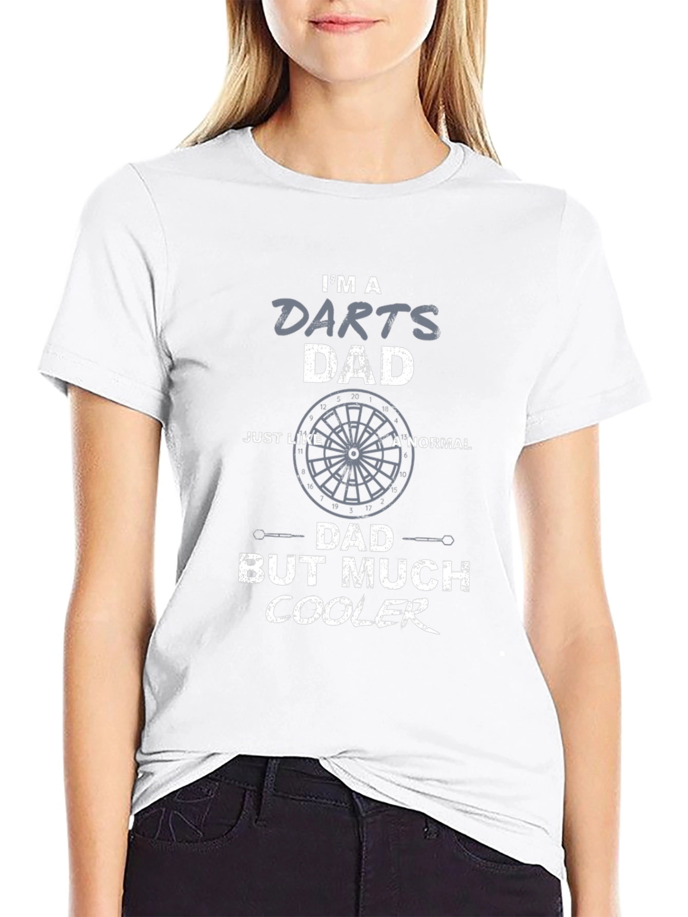 Dart Dad T-Shirt - Cool Fathers Day Gift
