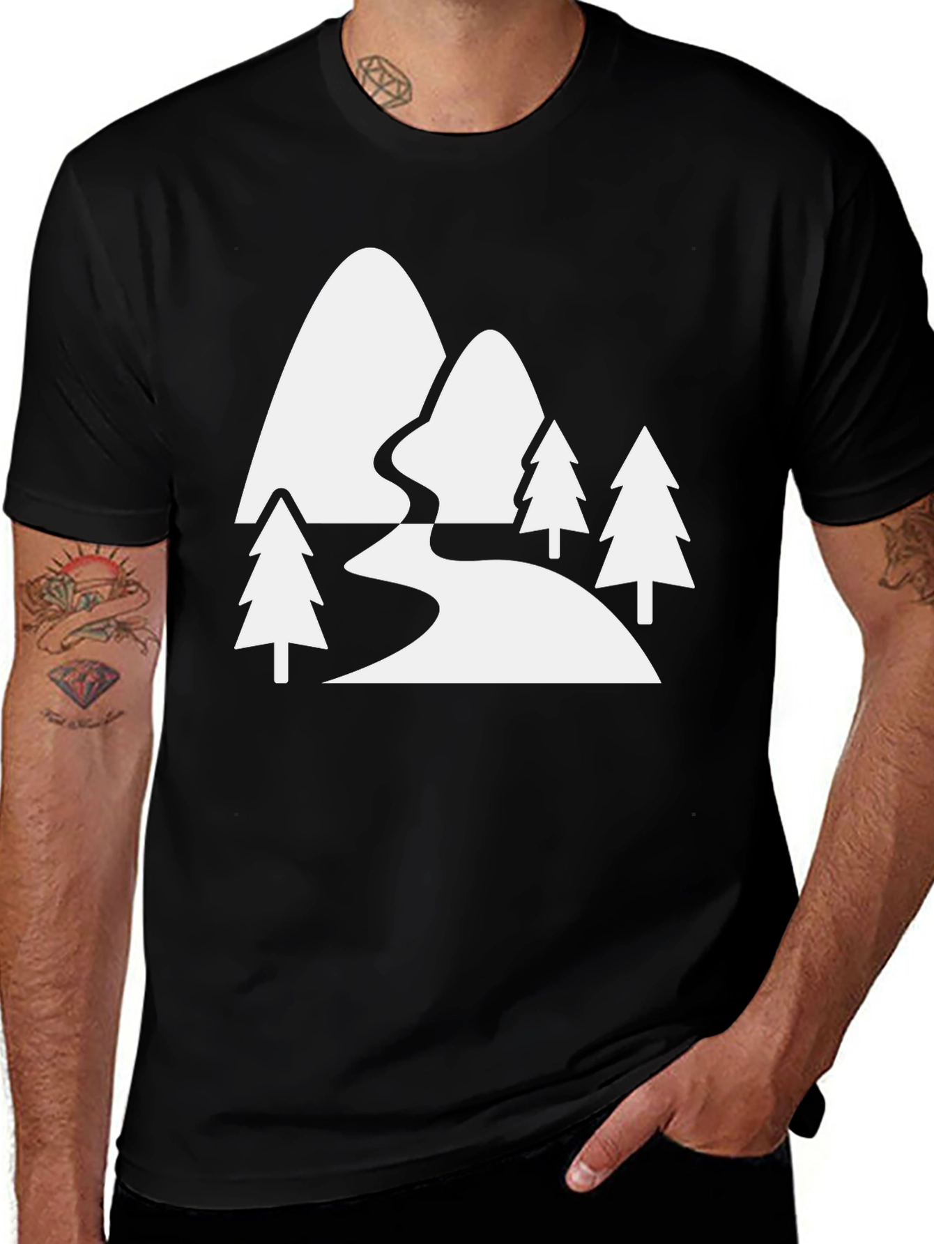 Mountain & Trees Graphic Tee