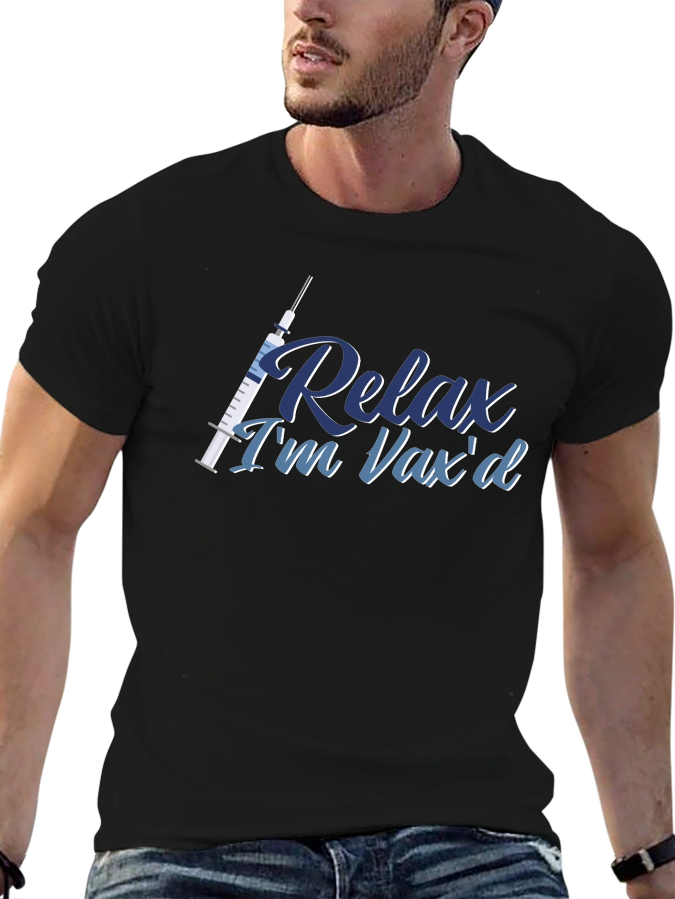 Relax Im Vaxd T-Shirt - Vaccine Pride
