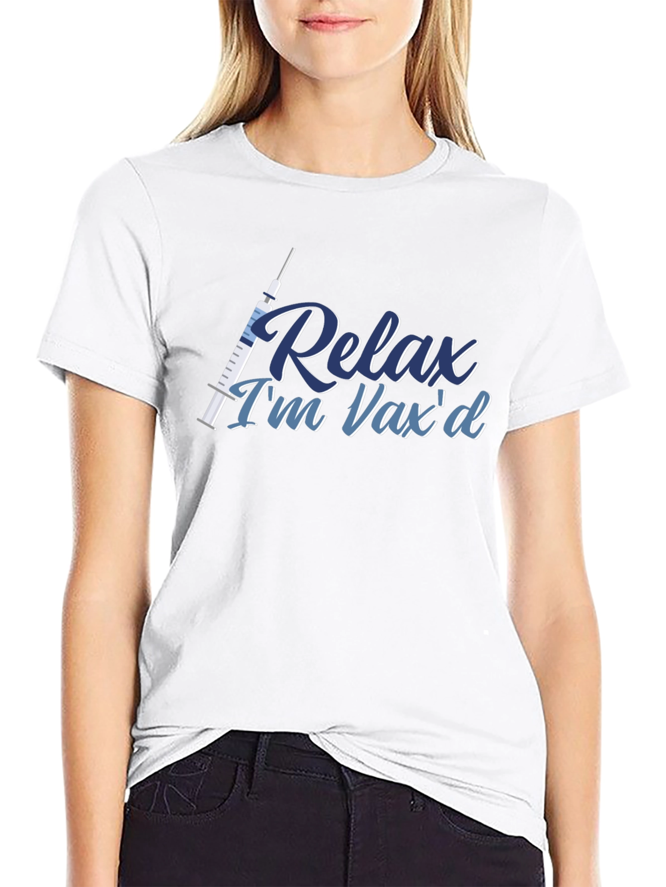 Relax Im Vaxd T-Shirt - Vaccine Pride