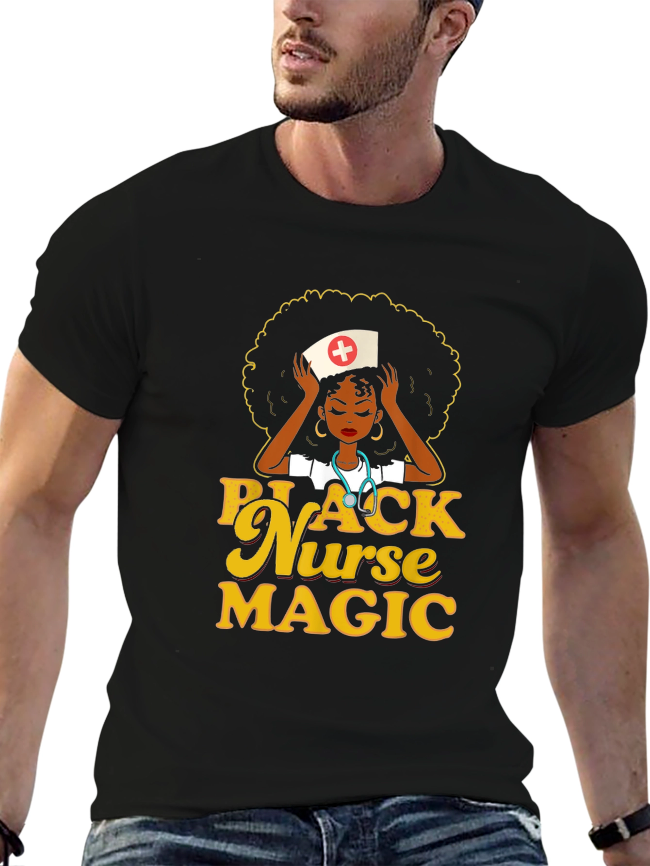 Black Nurse Magic T-Shirt