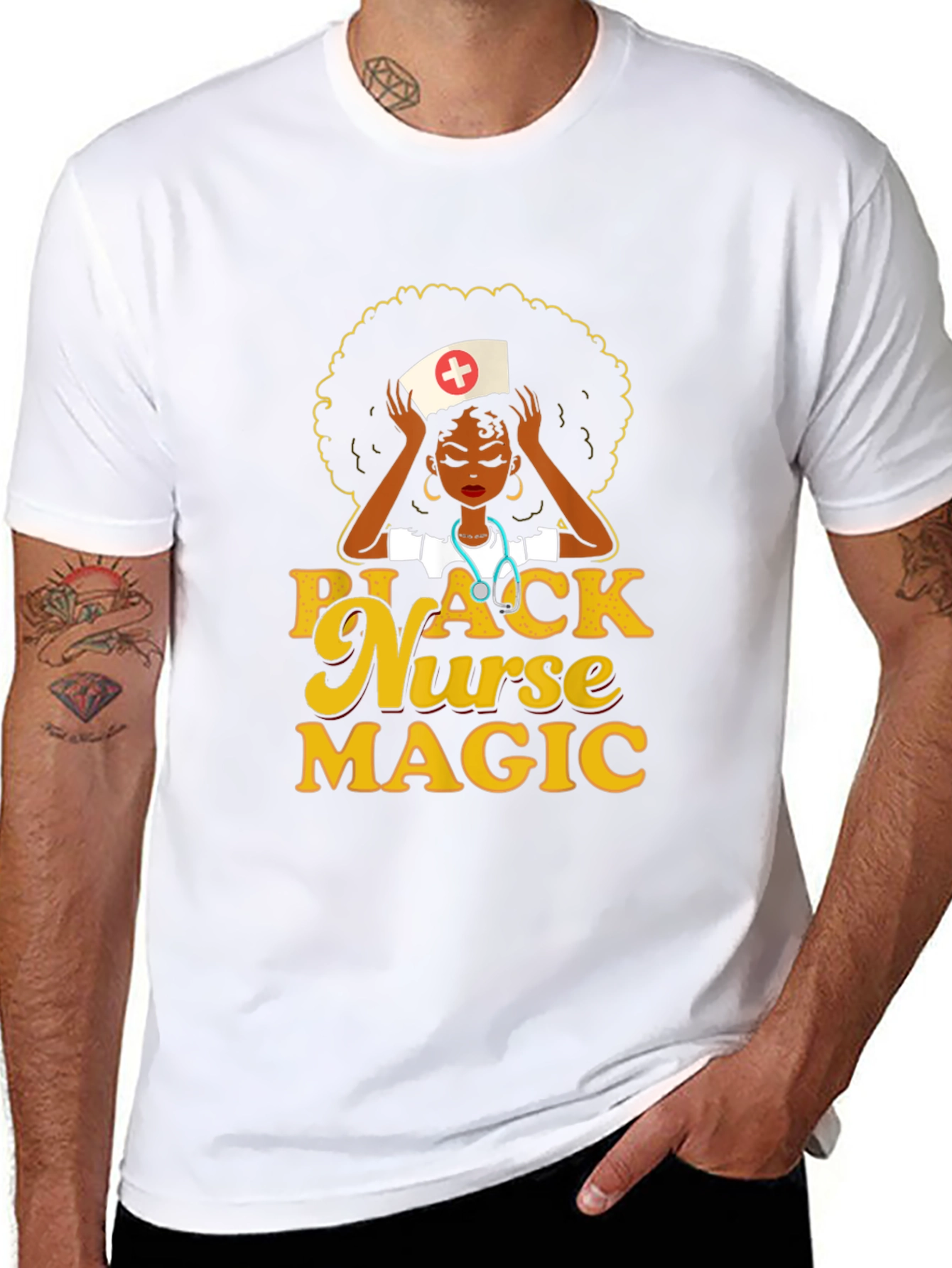 Black Nurse Magic T-Shirt