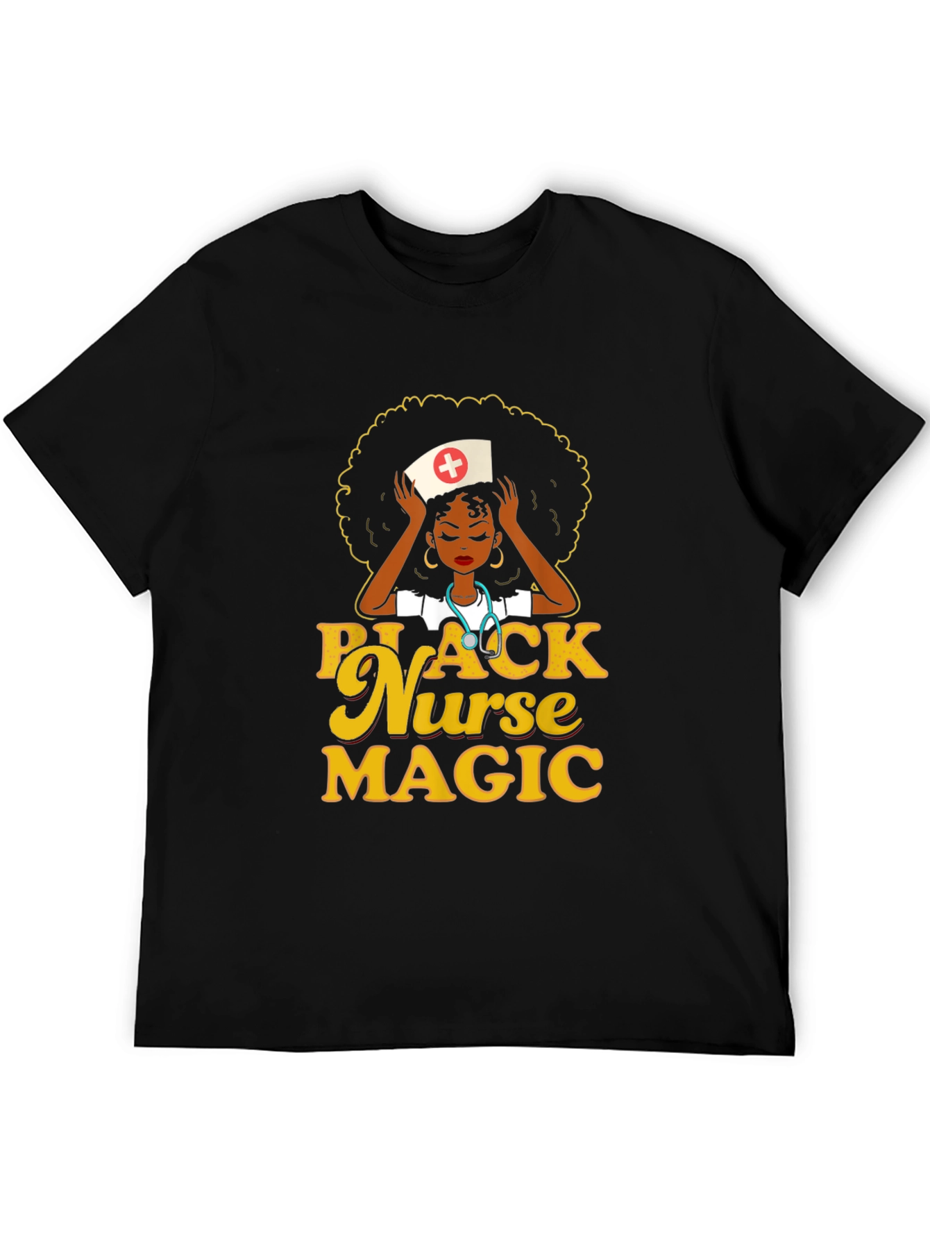 Black Nurse Magic T-Shirt