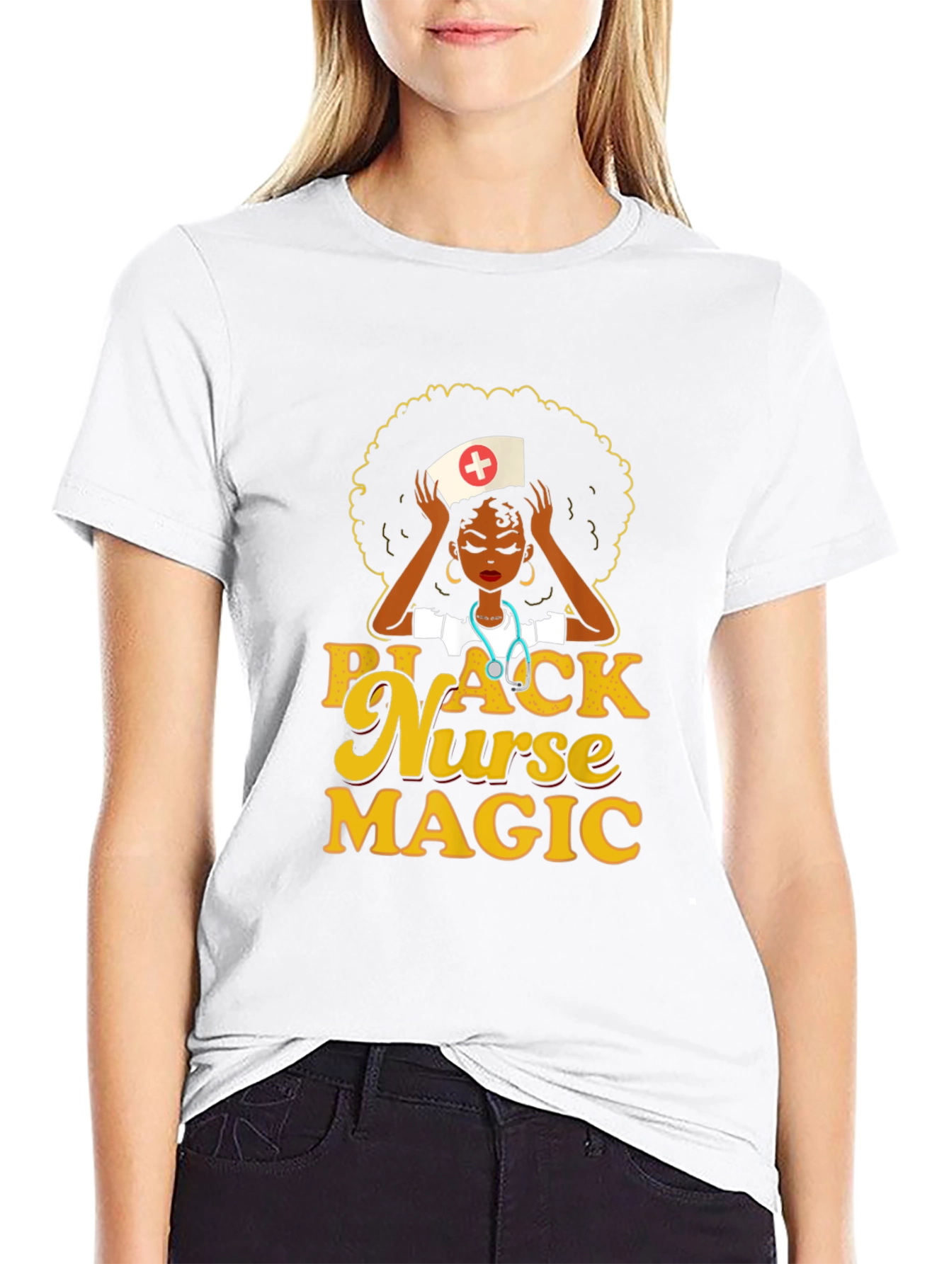 Black Nurse Magic T-Shirt