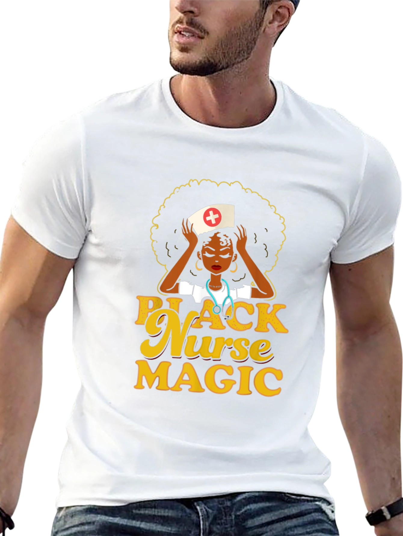 Black Nurse Magic T-Shirt