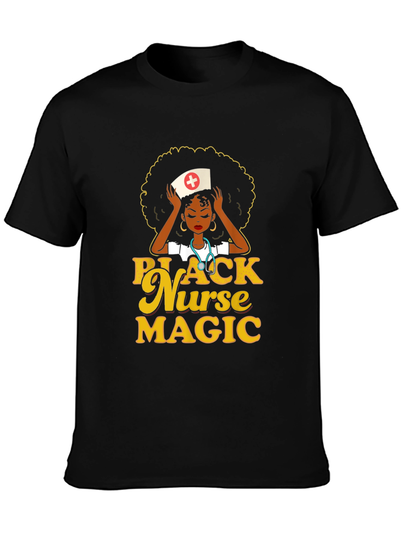 Black Nurse Magic T-Shirt