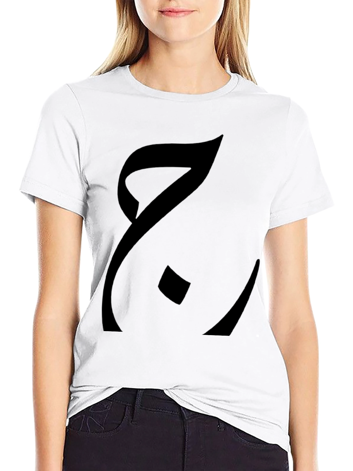 Stylish Black T-Shirt with Arabic Calligraphy Design