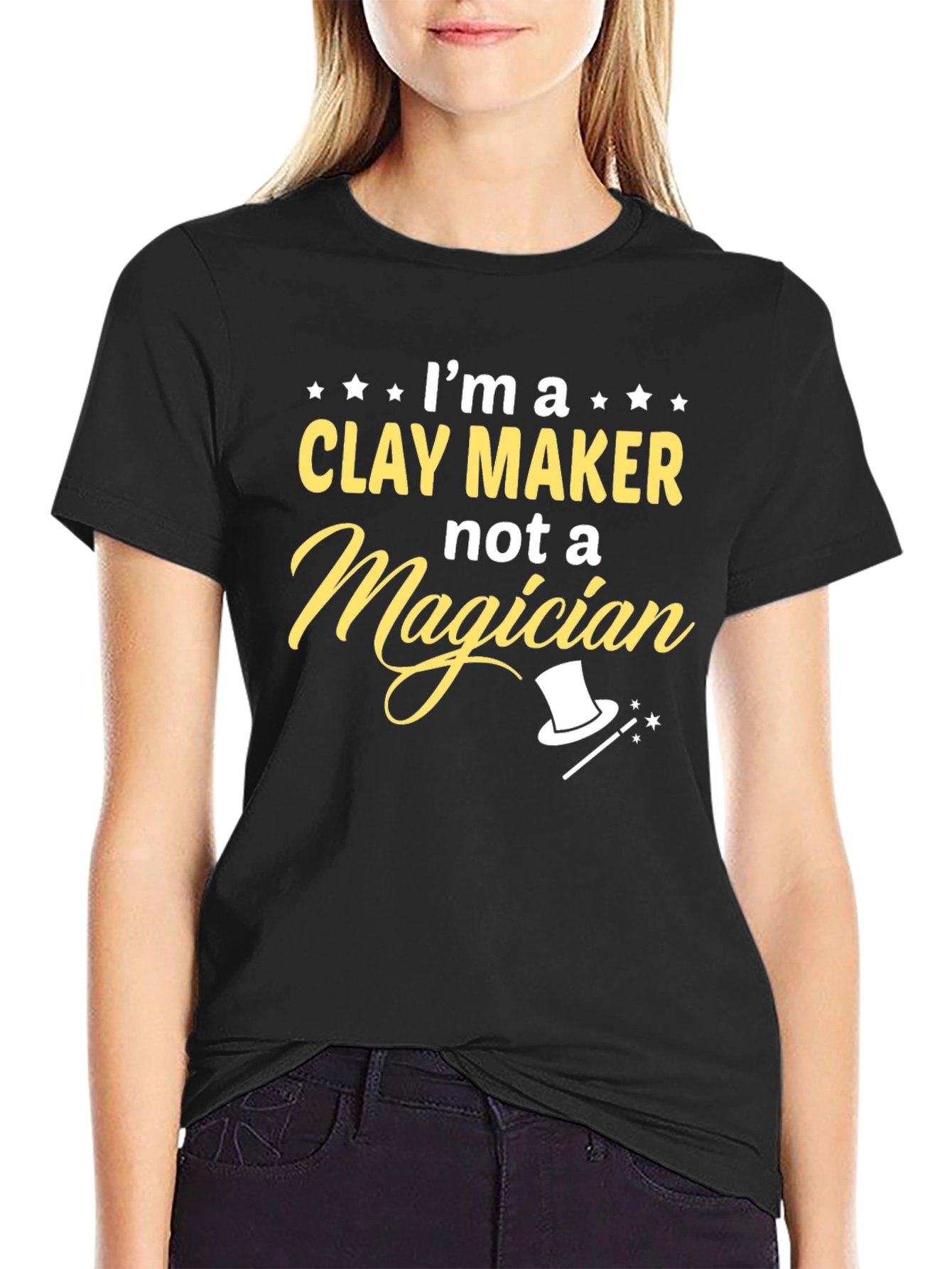 Clay Maker Not Magician Graphic Tee