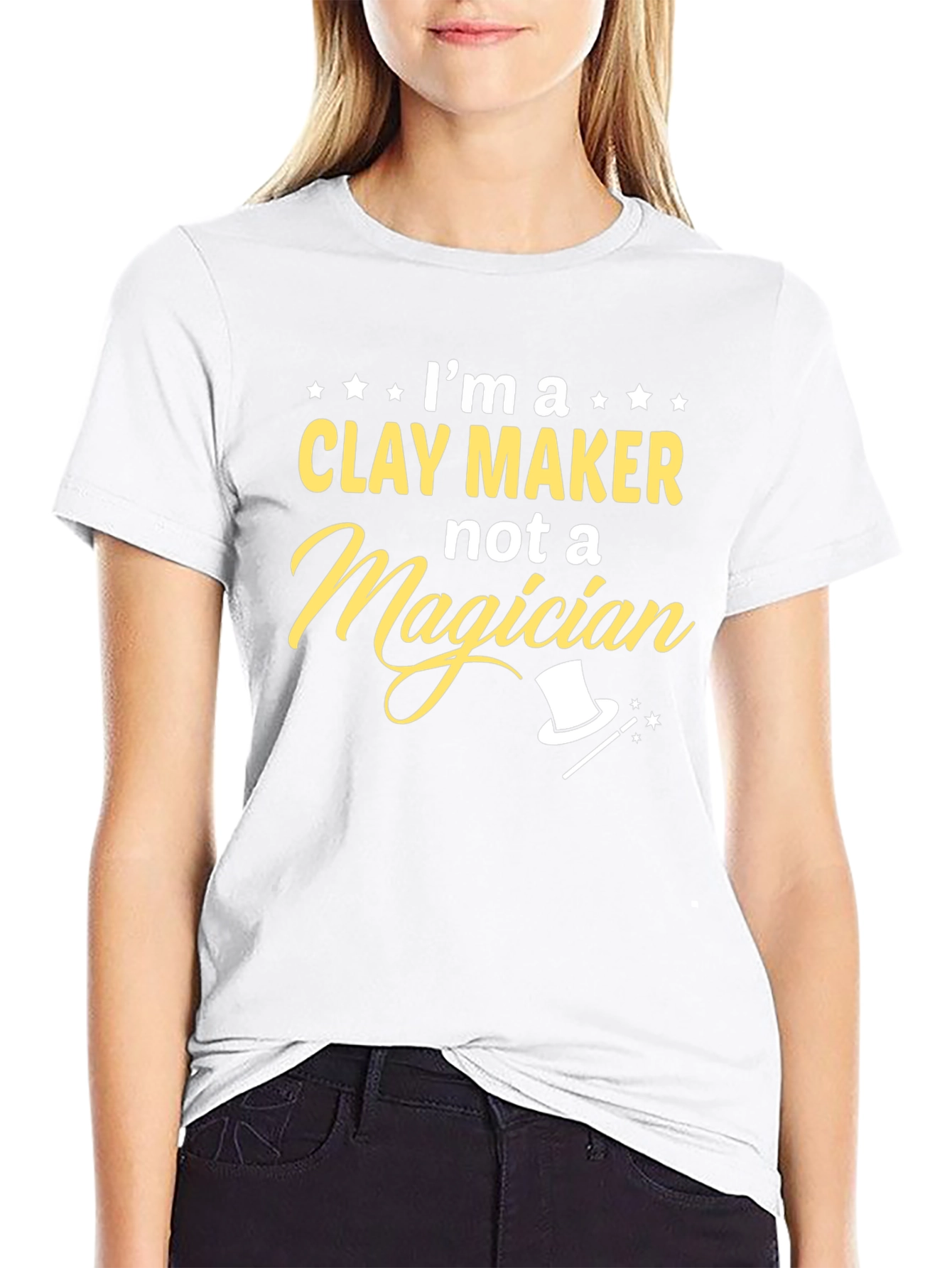Clay Maker Not Magician Graphic Tee
