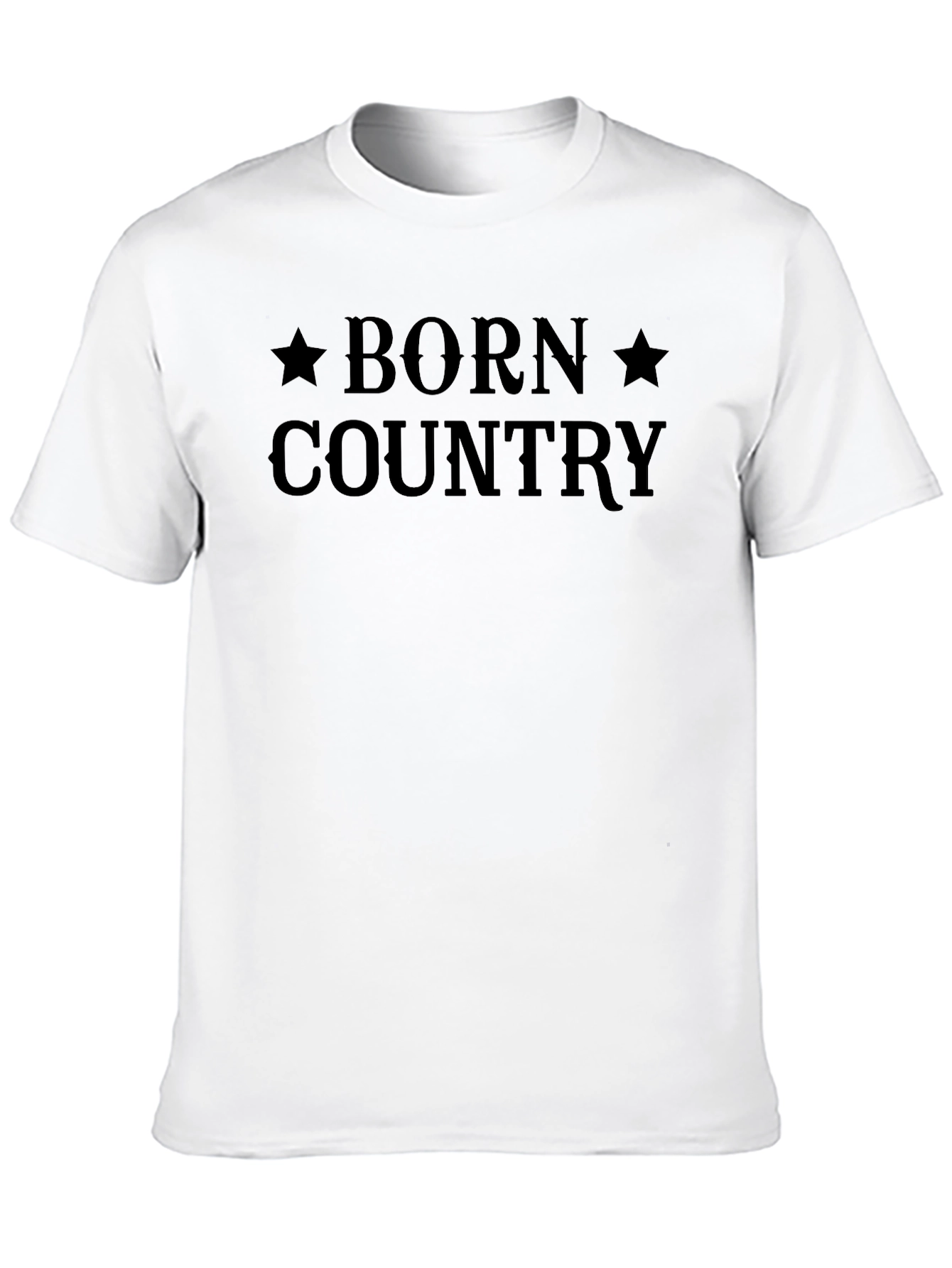 Born Country Graphic Tee - Unisex Black T-Shirt