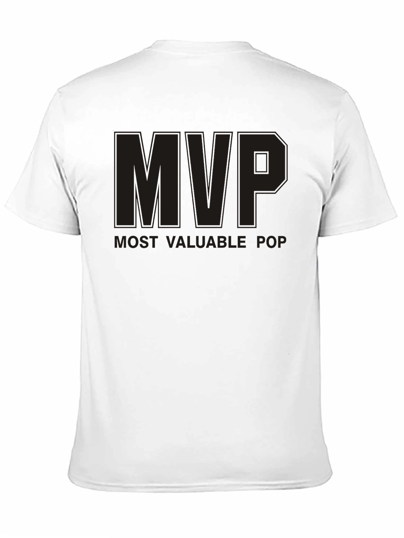 MVP Most Valuable Pop T-Shirt - Black Cotton Blend