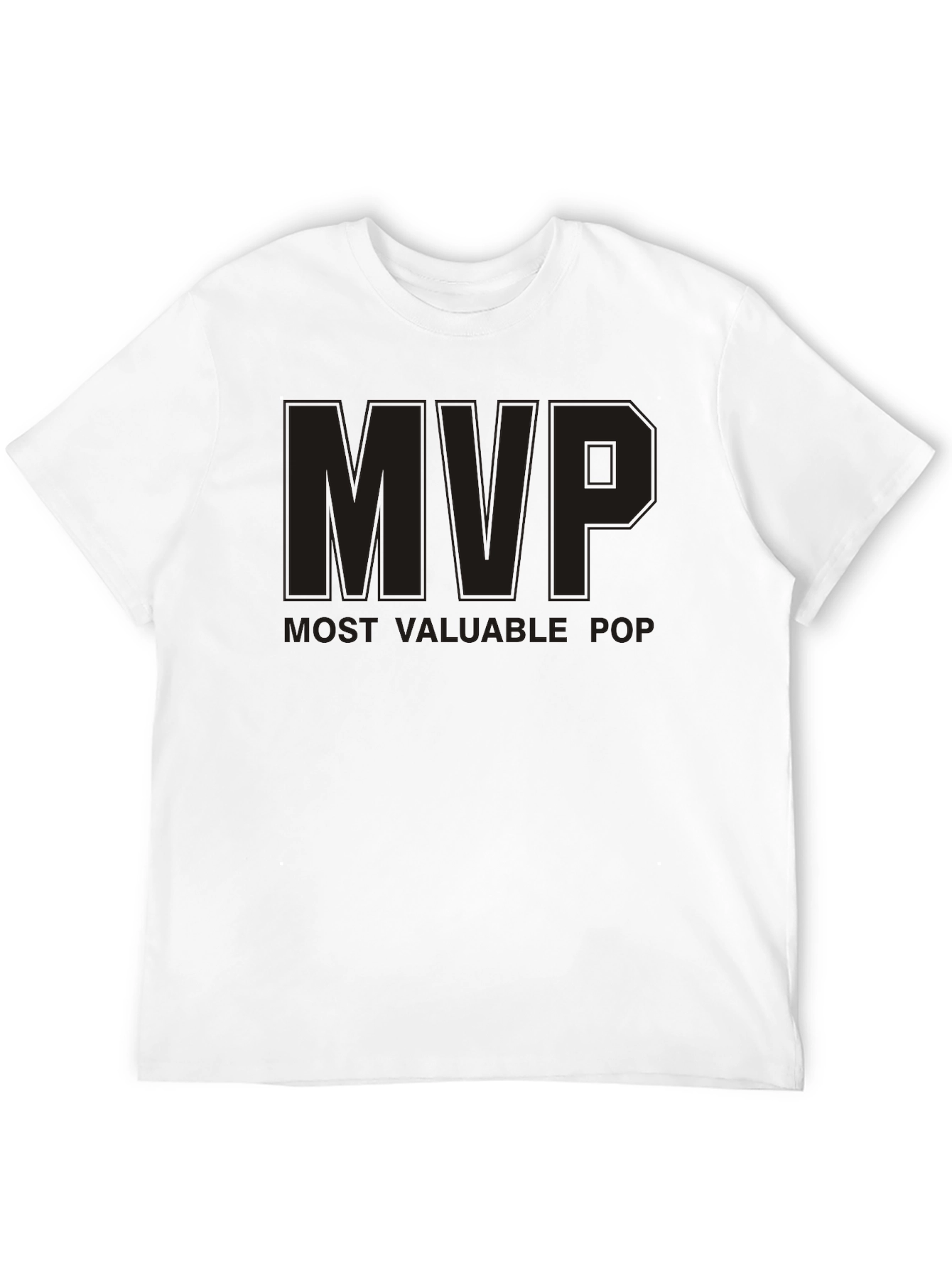 MVP Most Valuable Pop T-Shirt - Black Cotton Blend