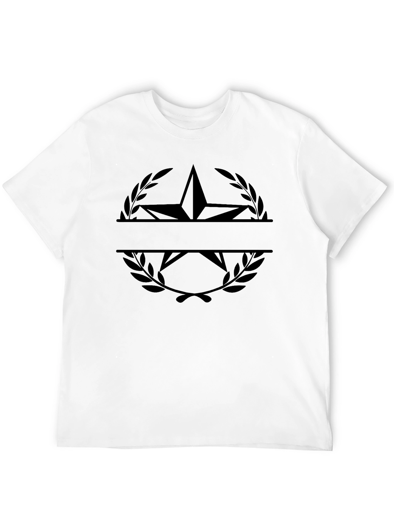 Black Star & Laurel Graphic Tee