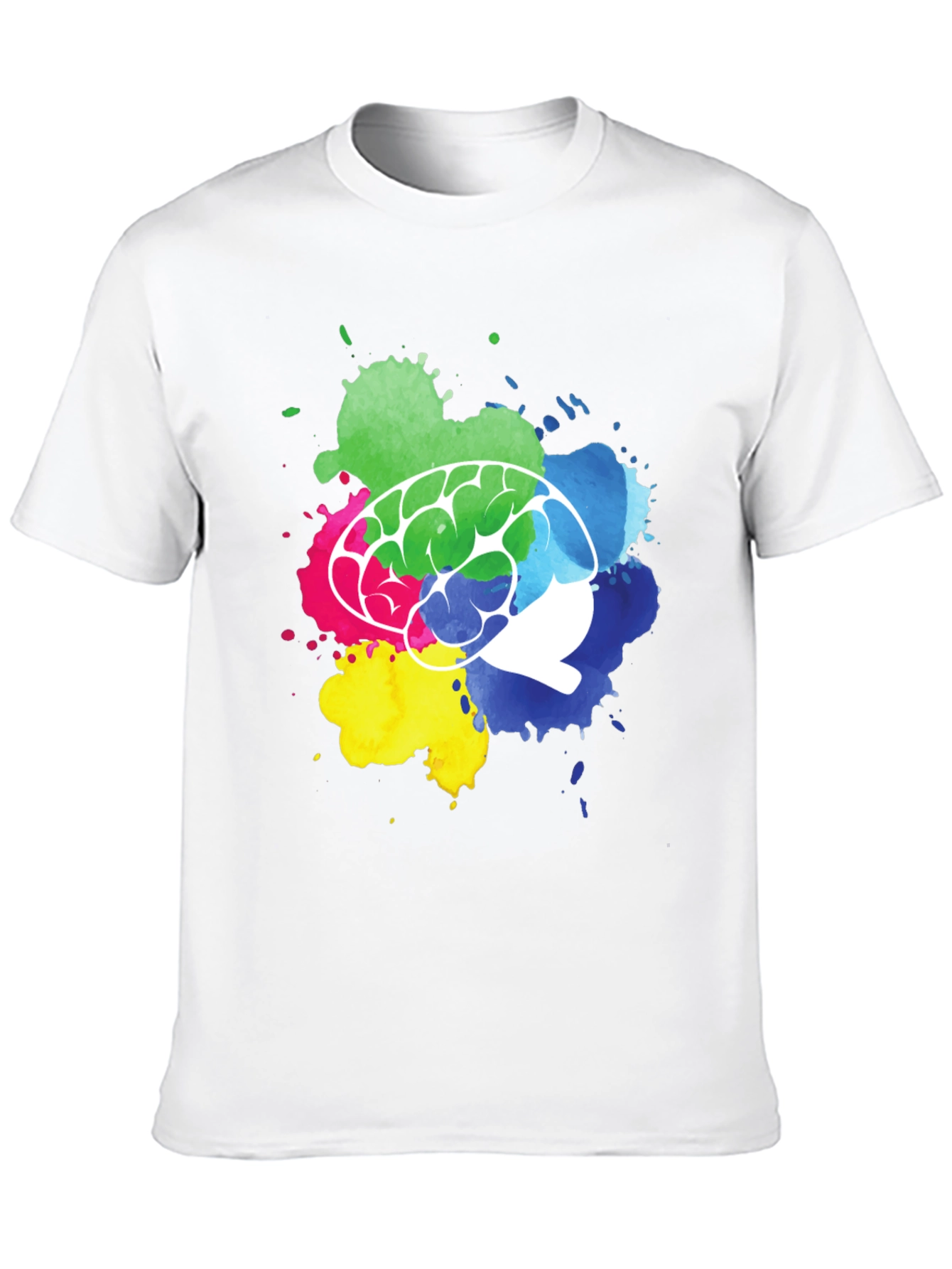 Colorful Brain Splatter T-Shirt
