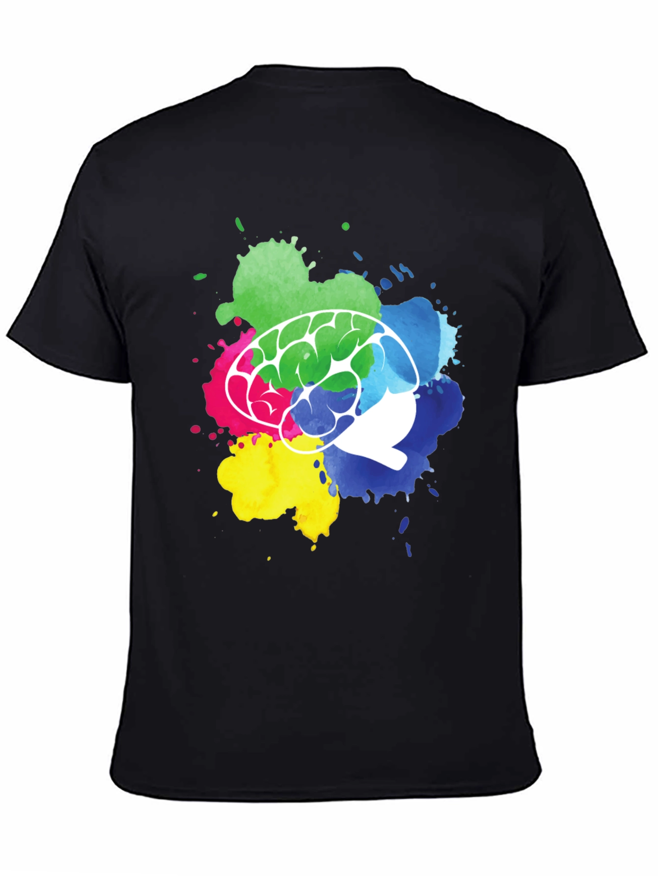 Colorful Brain Splatter T-Shirt