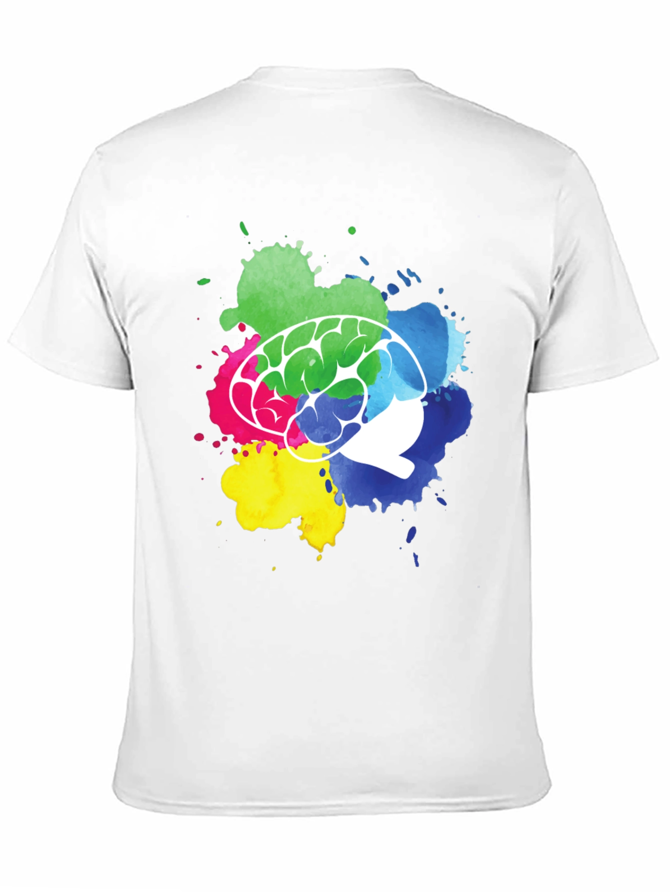 Colorful Brain Splatter T-Shirt