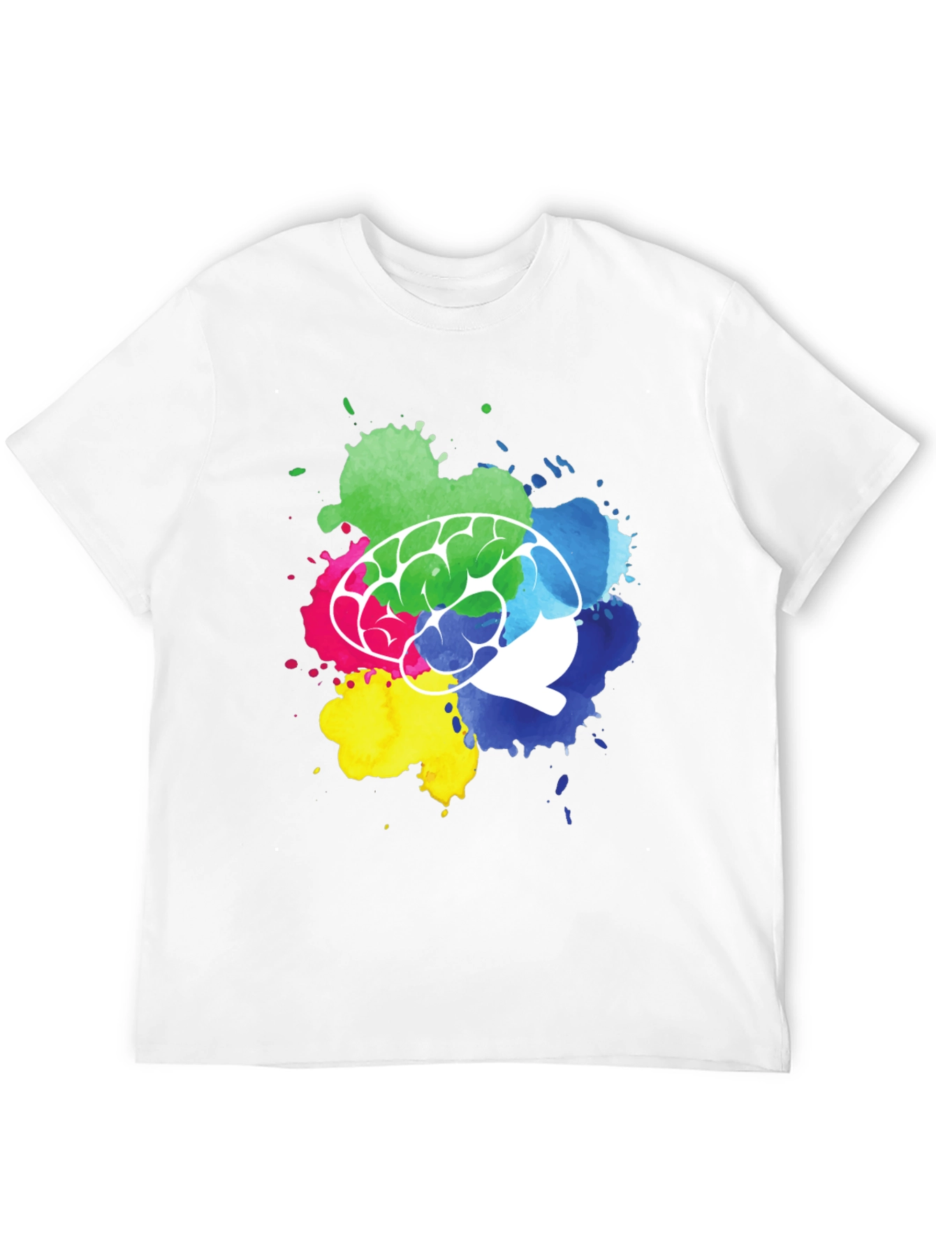 Colorful Brain Splatter T-Shirt