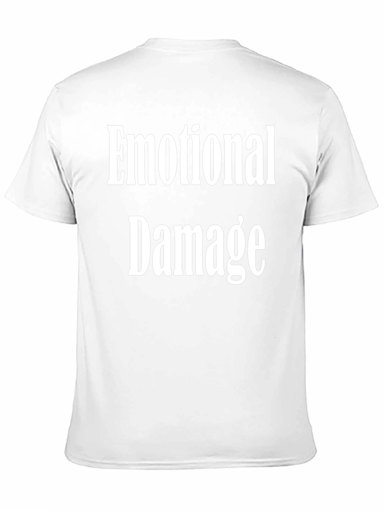 Emotional Damage Graphic Tee - Soft Cotton Black T-Shirt