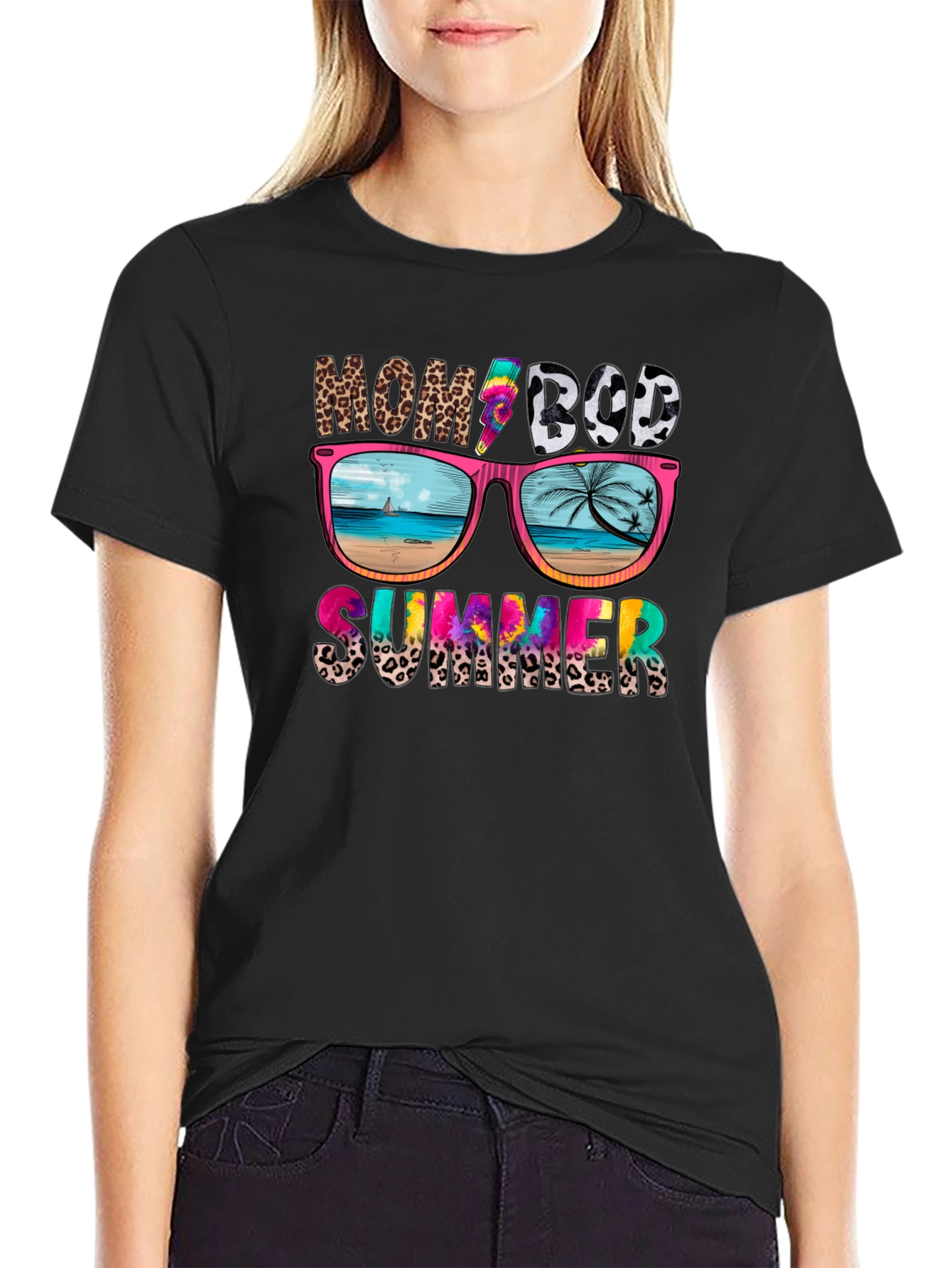 Mom Bod Summer T-Shirt Graphic Tee