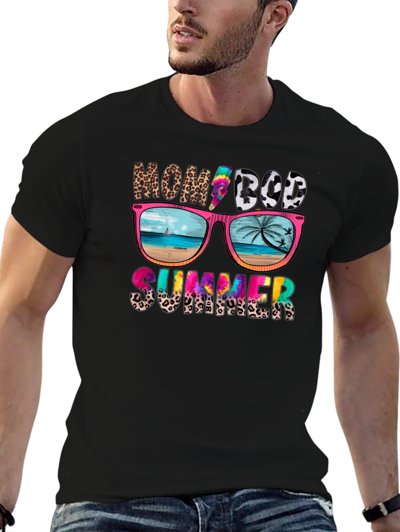 Mom Bod Summer T-Shirt Graphic Tee