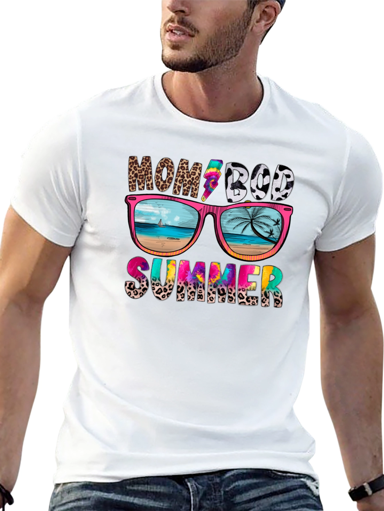 Mom Bod Summer T-Shirt Graphic Tee