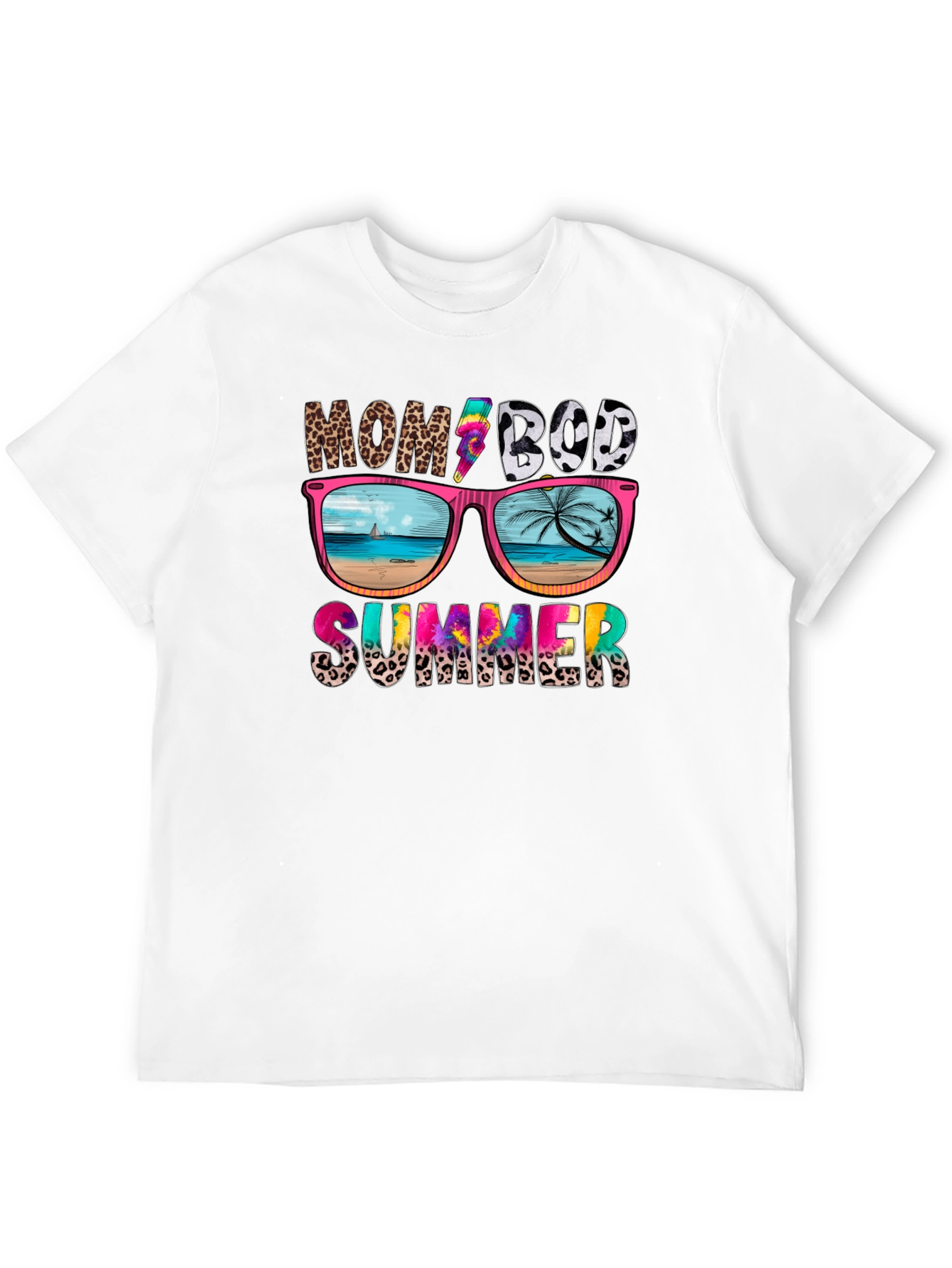 Mom Bod Summer T-Shirt Graphic Tee