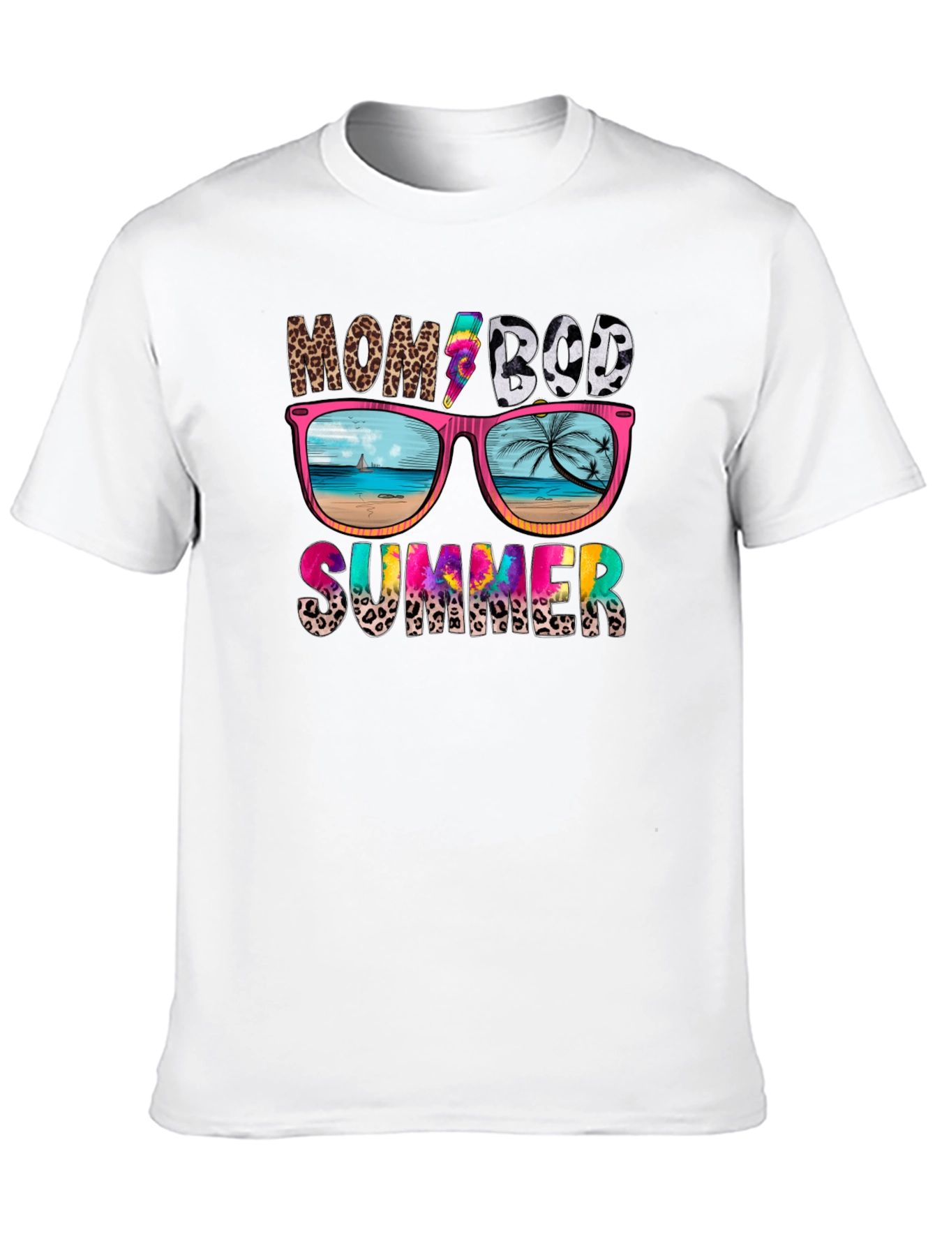 Mom Bod Summer T-Shirt Graphic Tee