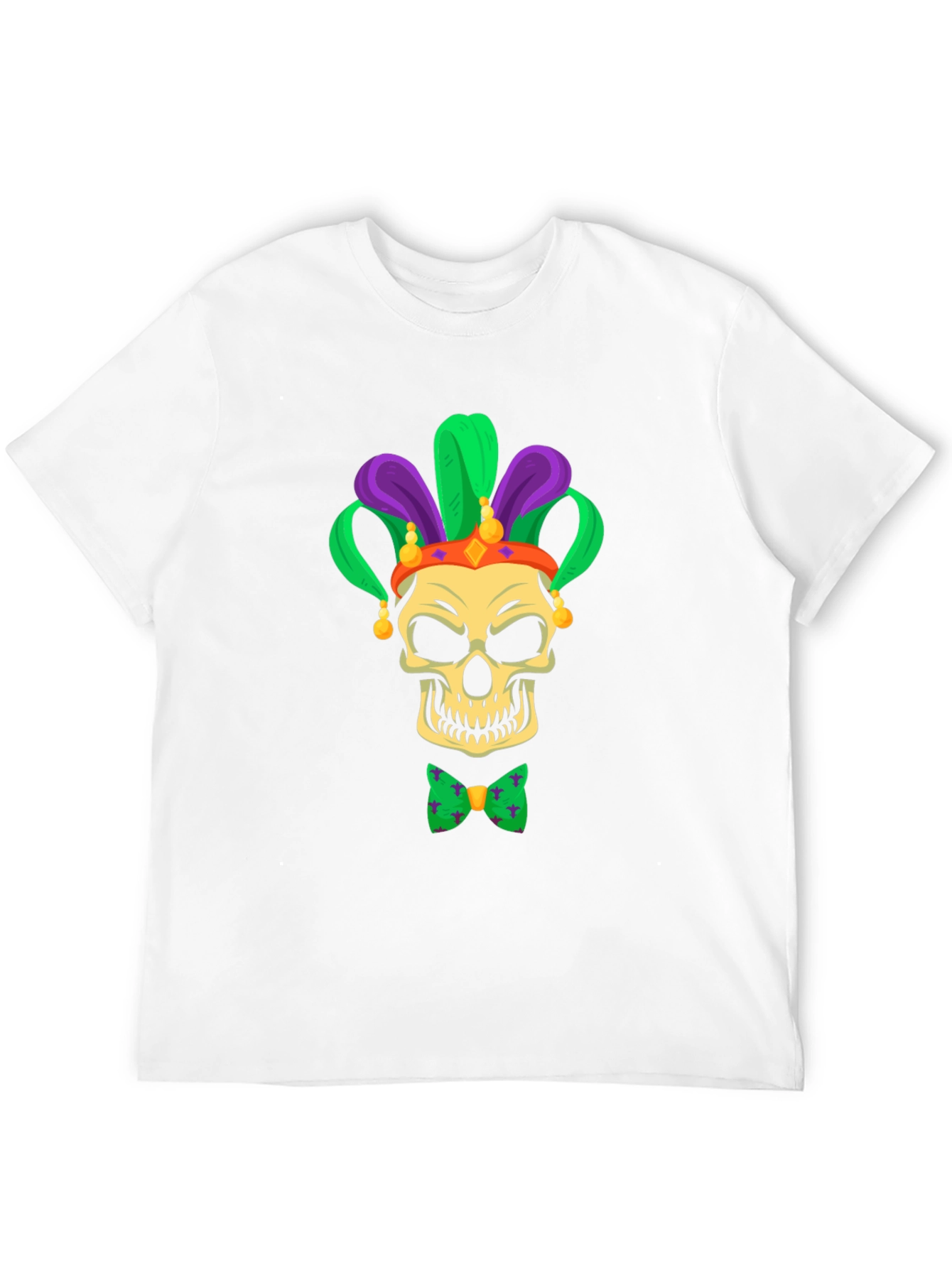 Mardi Gras Skull T-Shirt - Party Ready