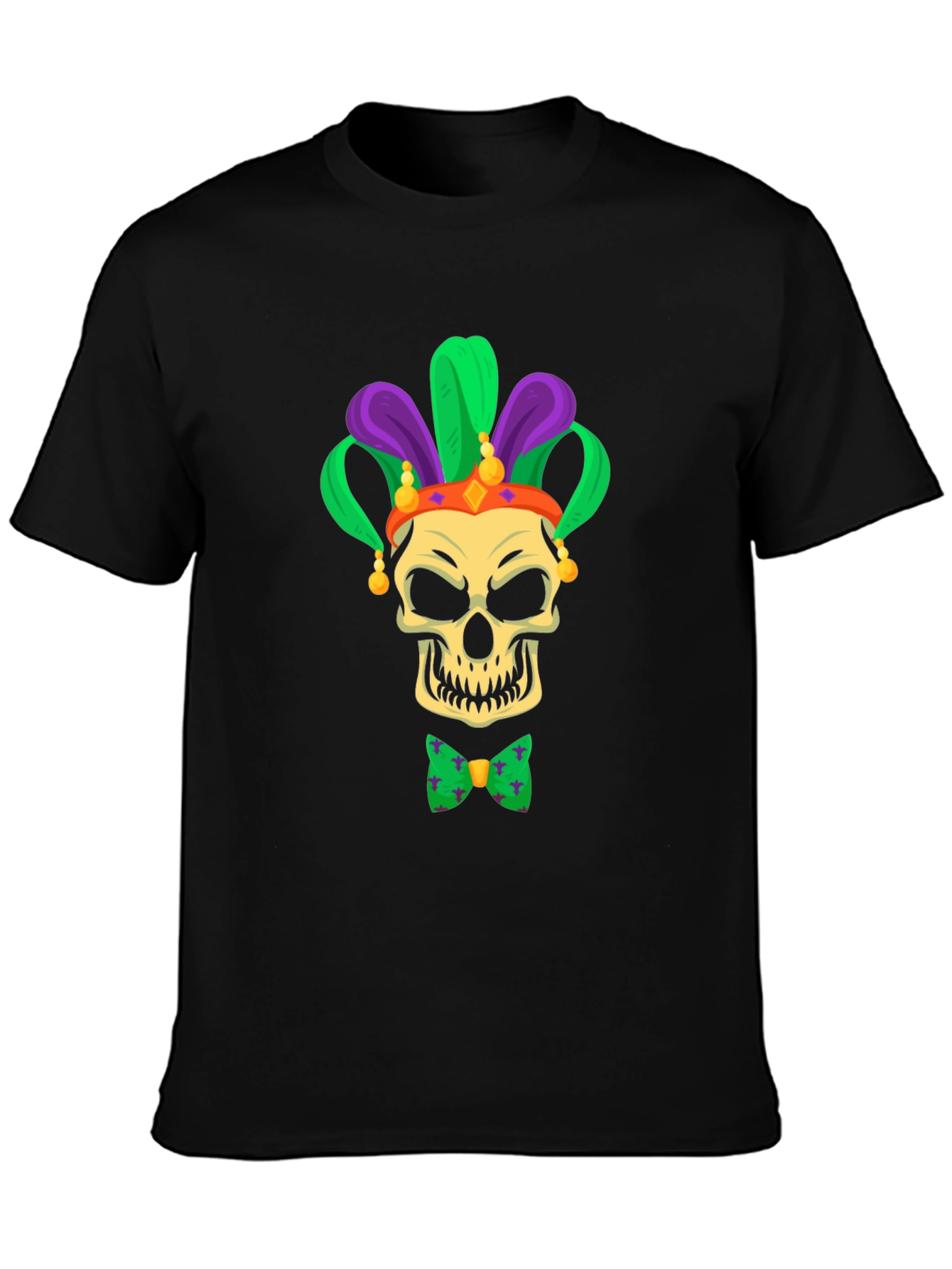 Mardi Gras Skull T-Shirt - Party Ready