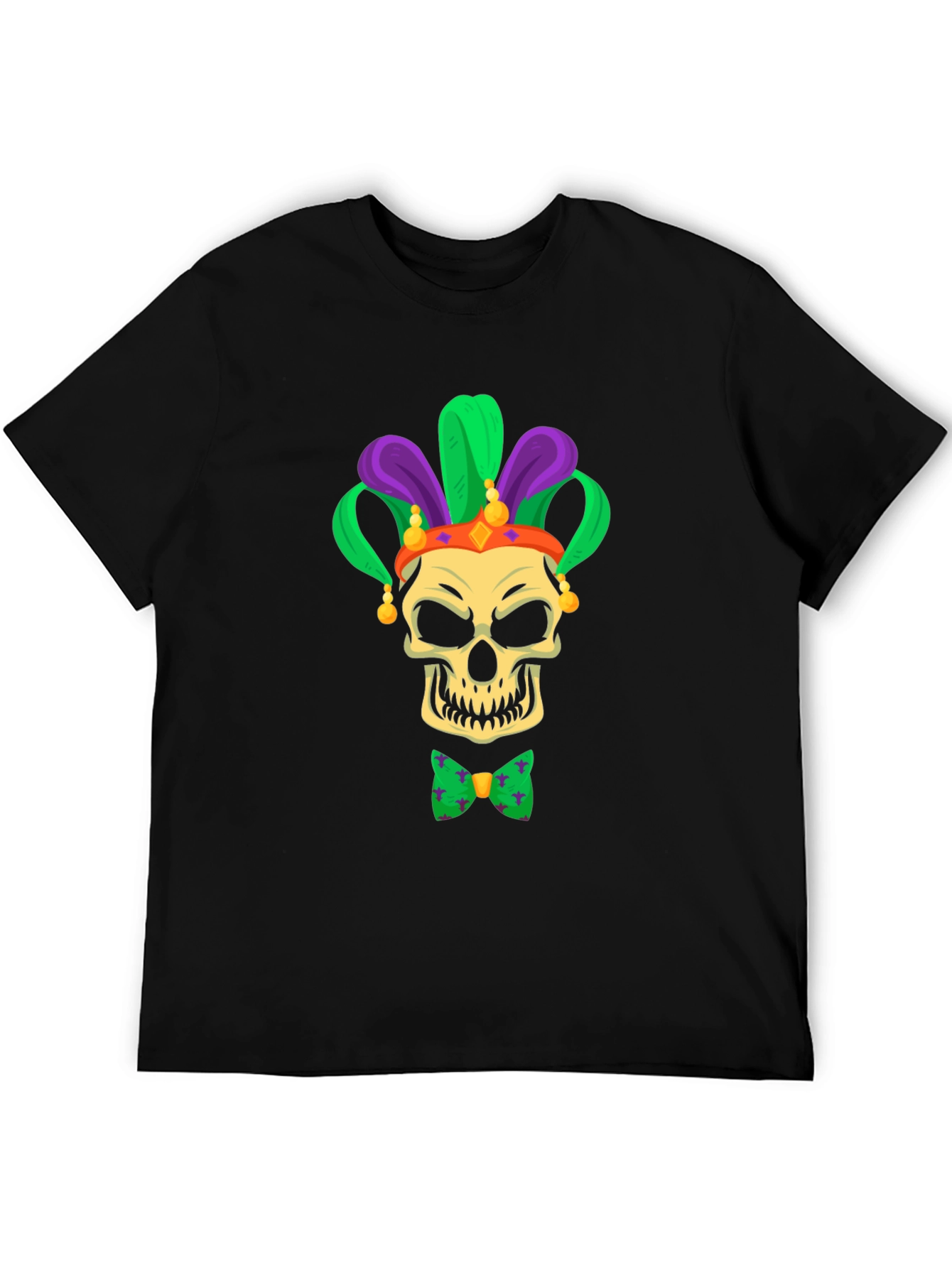 Mardi Gras Skull T-Shirt - Party Ready