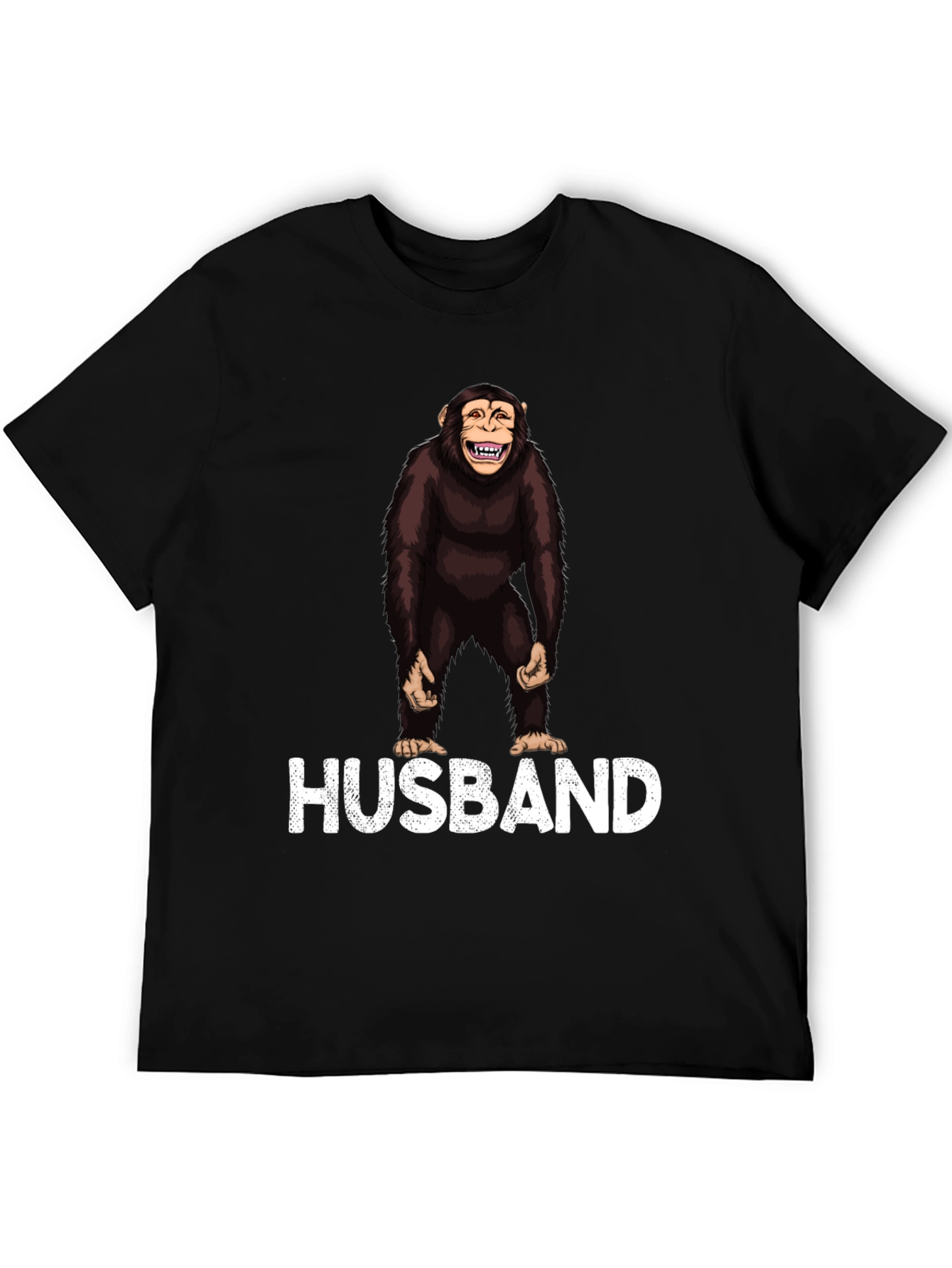 Husband Monkey Graphic Novelty T-Shirt