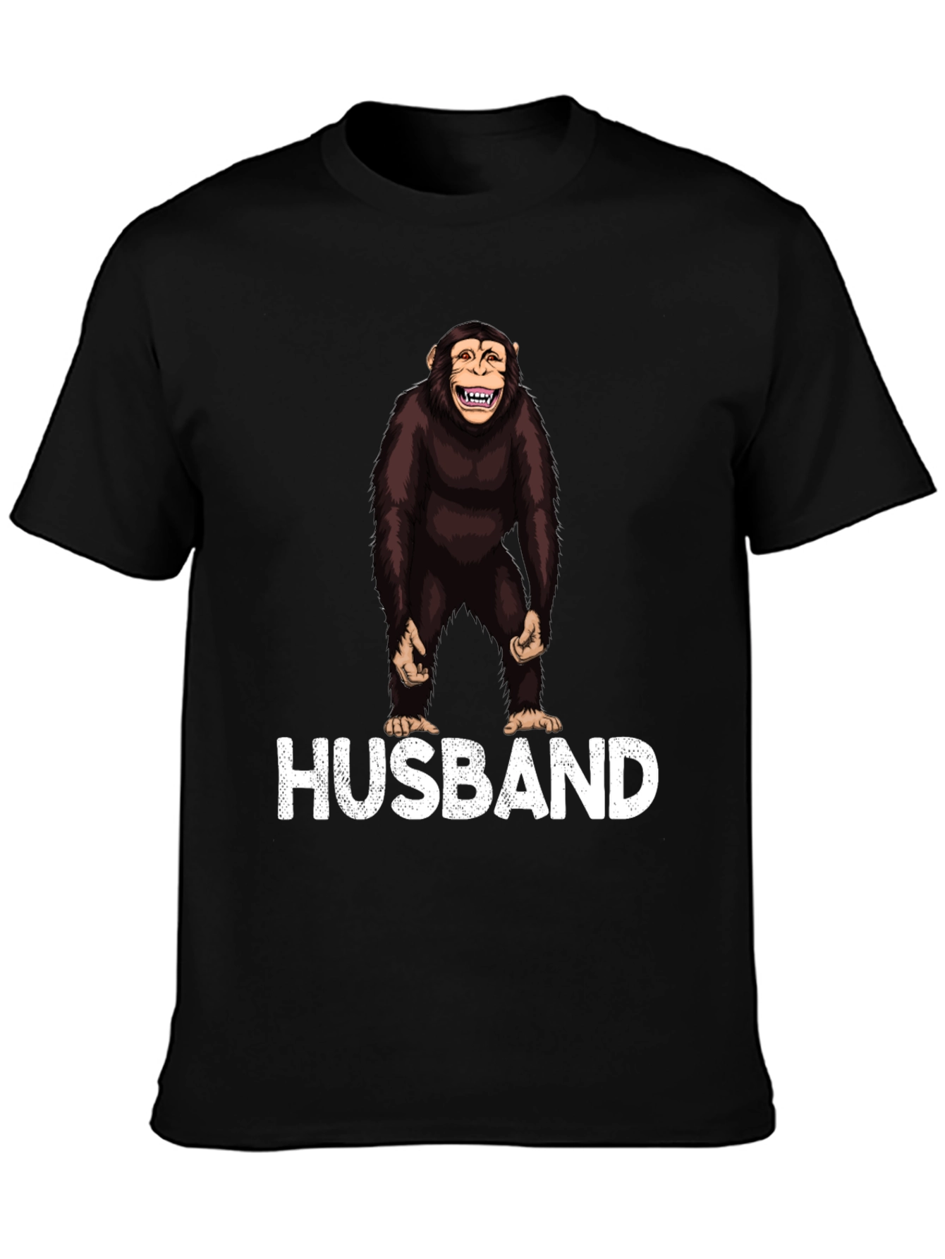 Husband Monkey Graphic Novelty T-Shirt