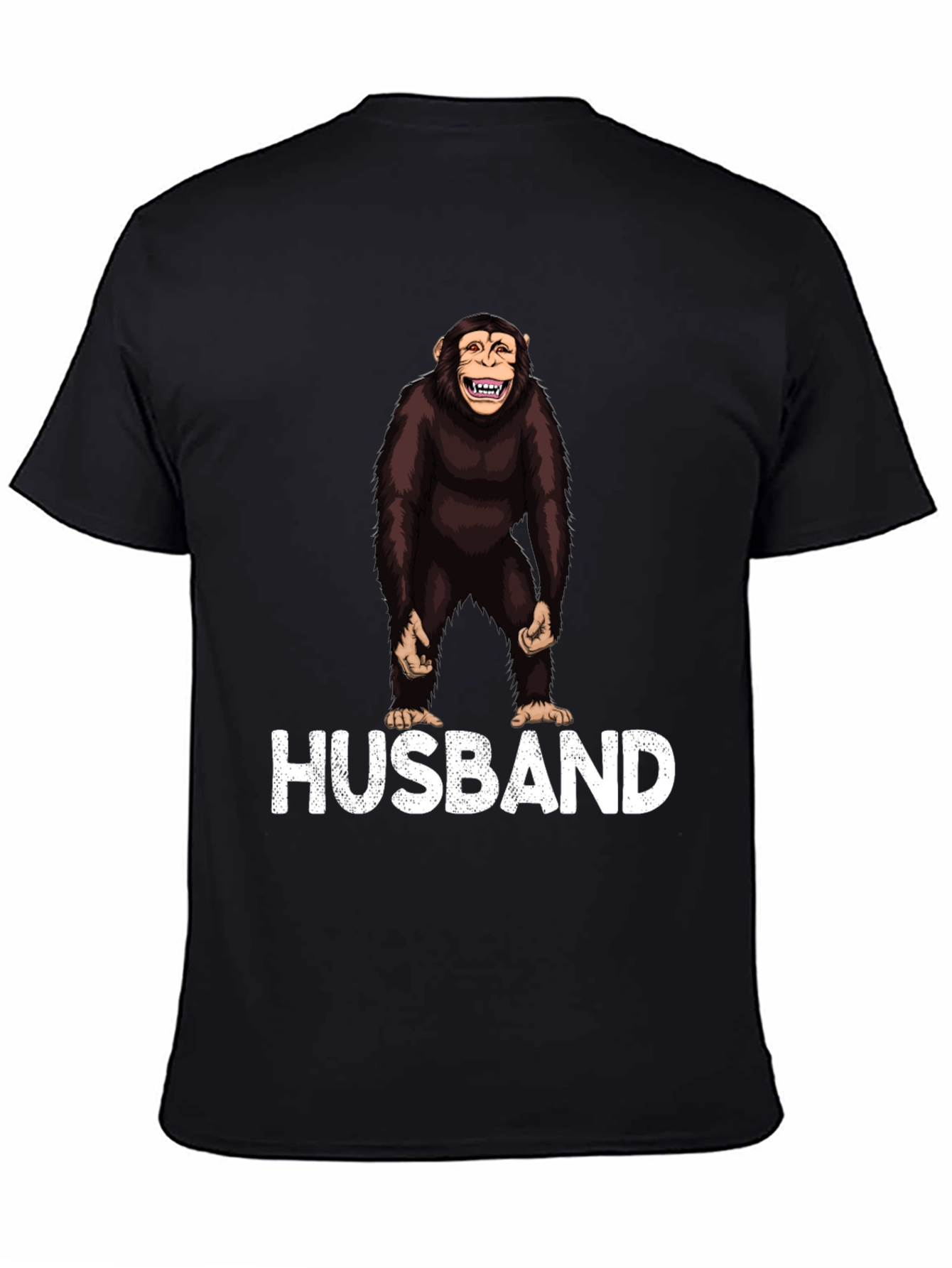 Husband Monkey Graphic Novelty T-Shirt
