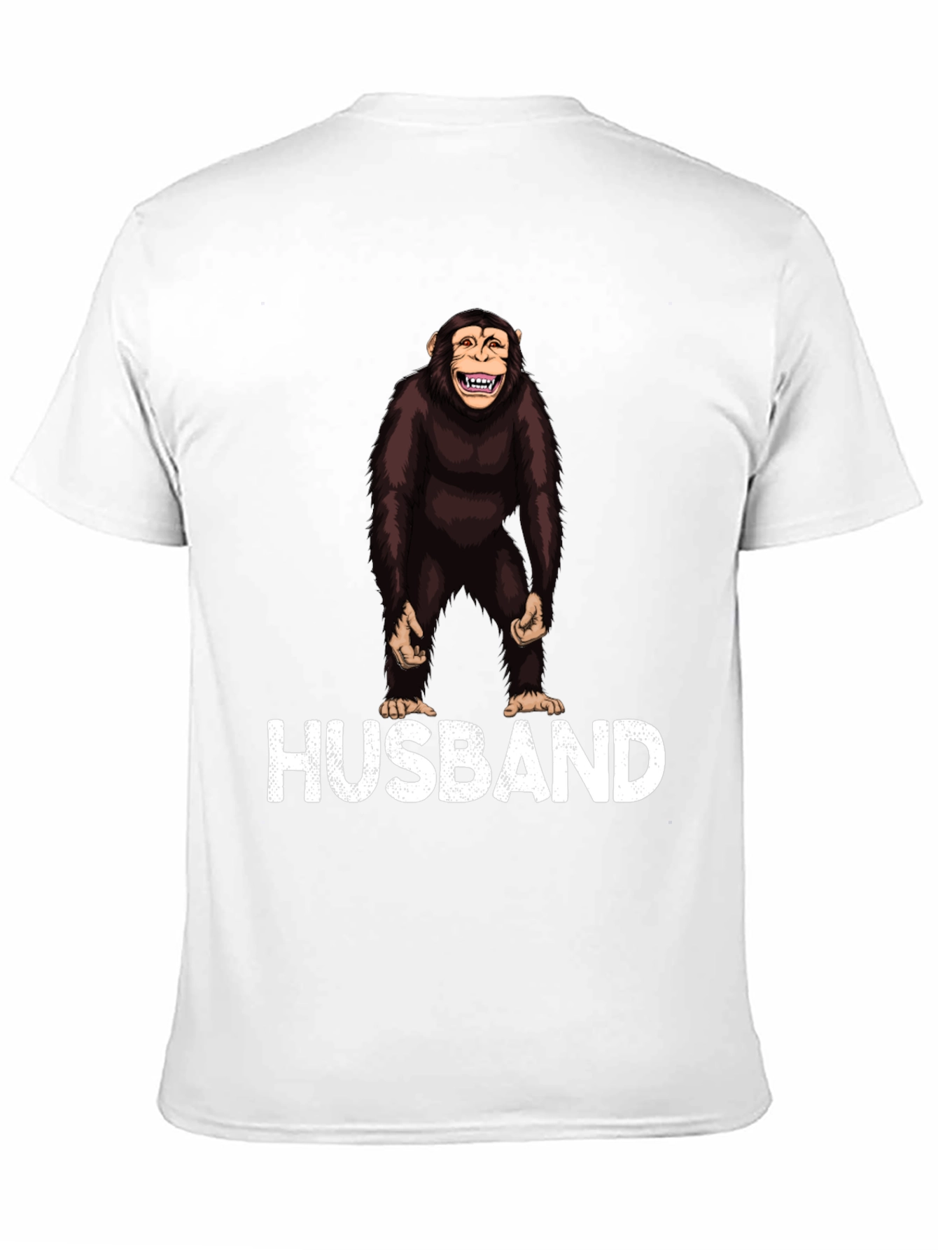 Husband Monkey Graphic Novelty T-Shirt