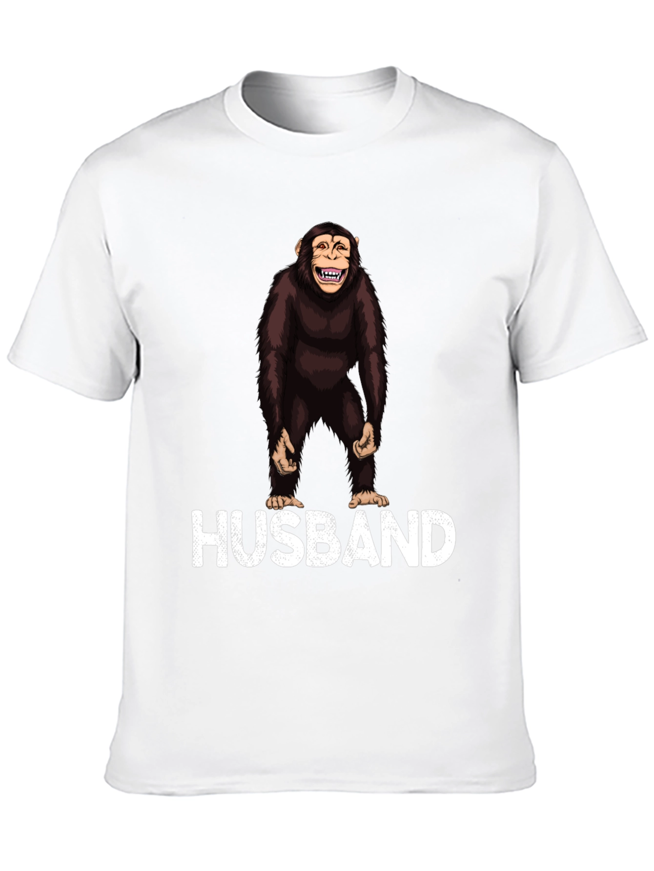 Husband Monkey Graphic Novelty T-Shirt