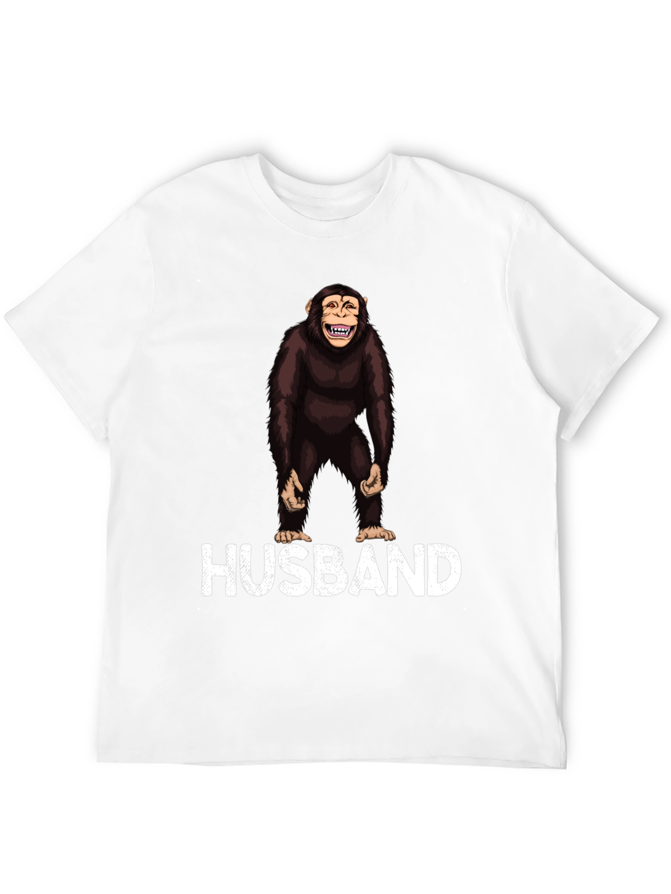 Husband Monkey Graphic Novelty T-Shirt