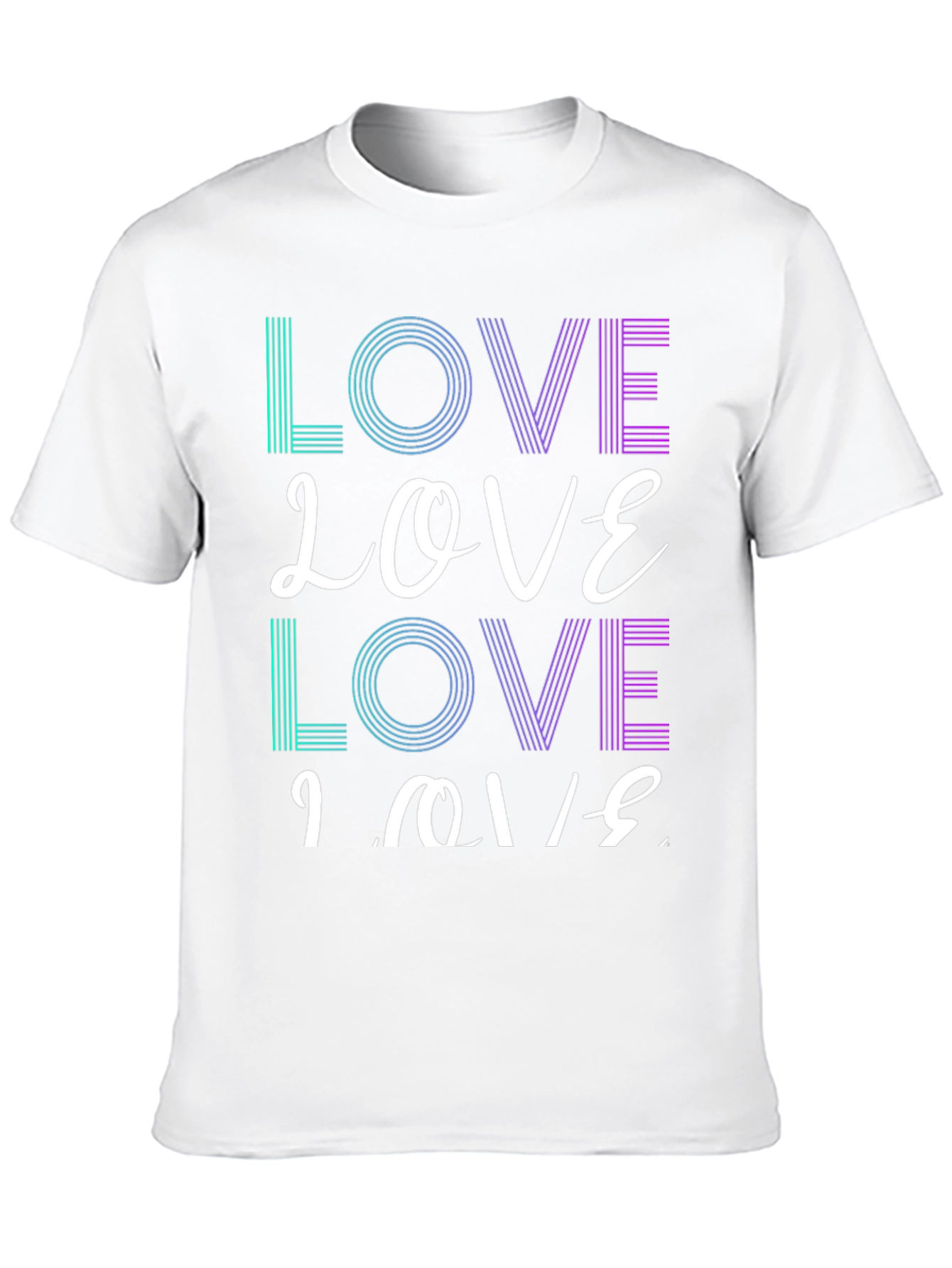 LOVE Graphic Print Tee Shirt