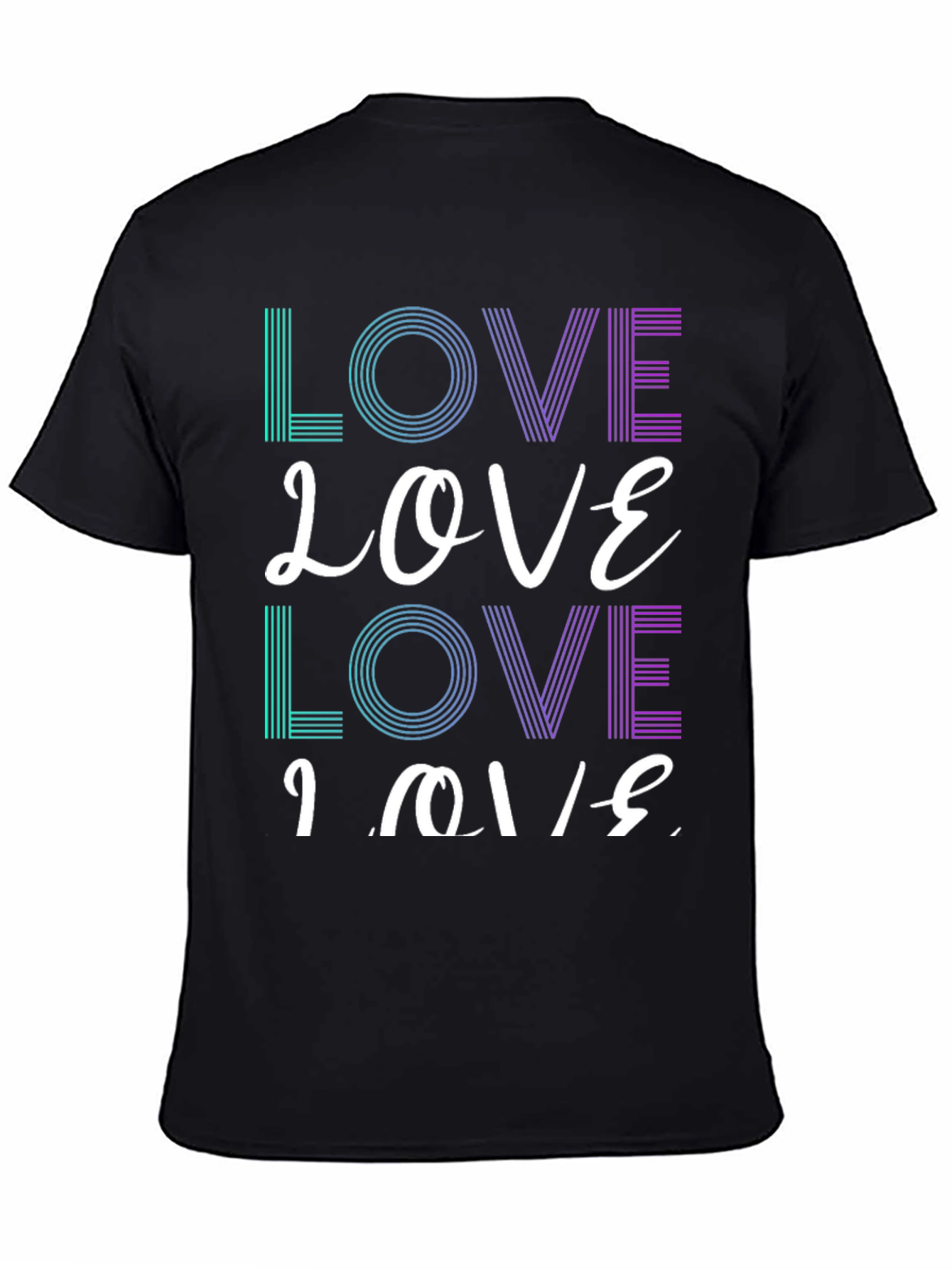 LOVE Graphic Print Tee Shirt