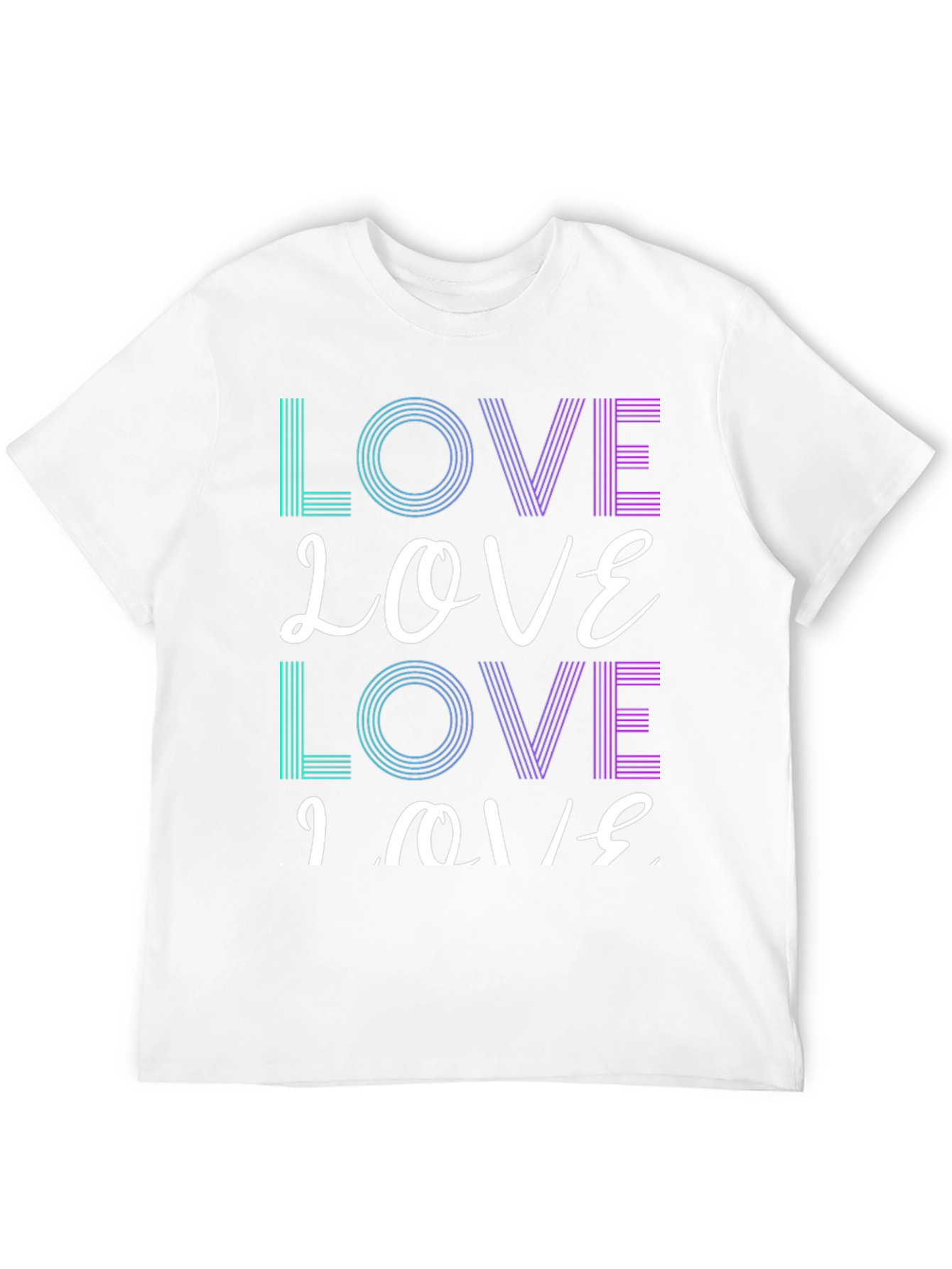 LOVE Graphic Print Tee Shirt