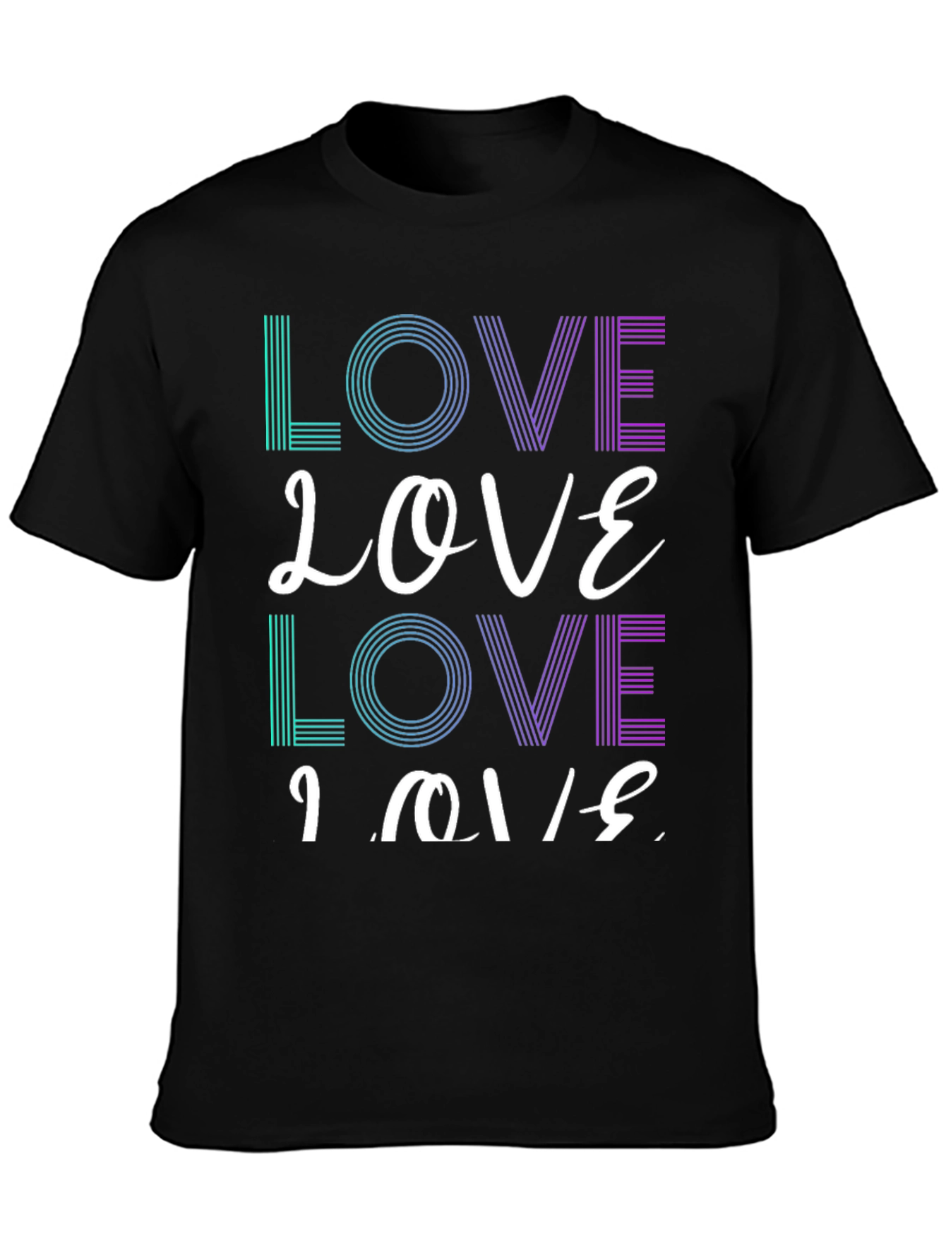 LOVE Graphic Print Tee Shirt