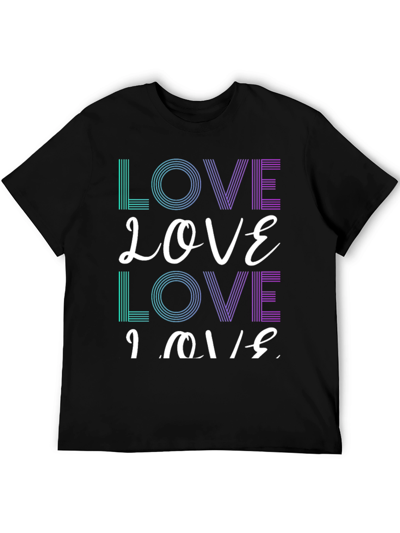 LOVE Graphic Print Tee Shirt